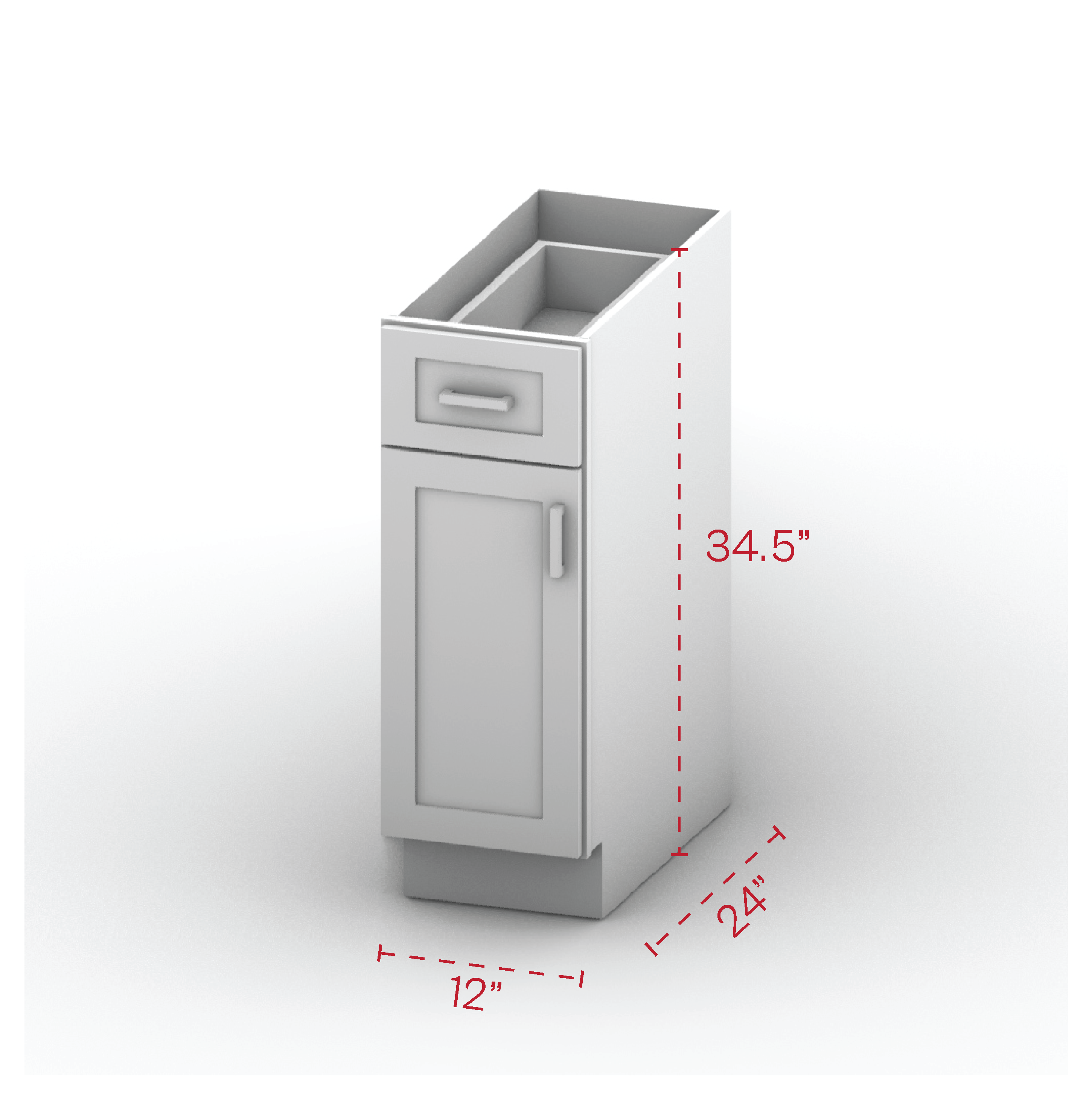 Base Cabinet 12" Width