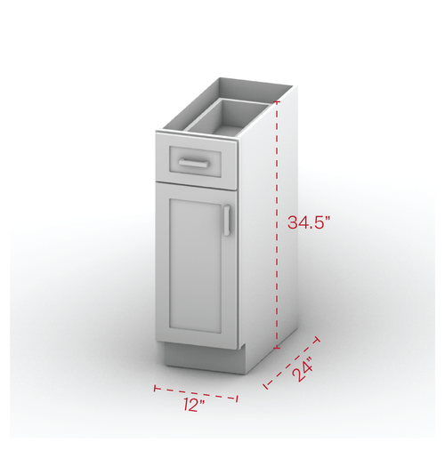 Base Cabinet 12" Width