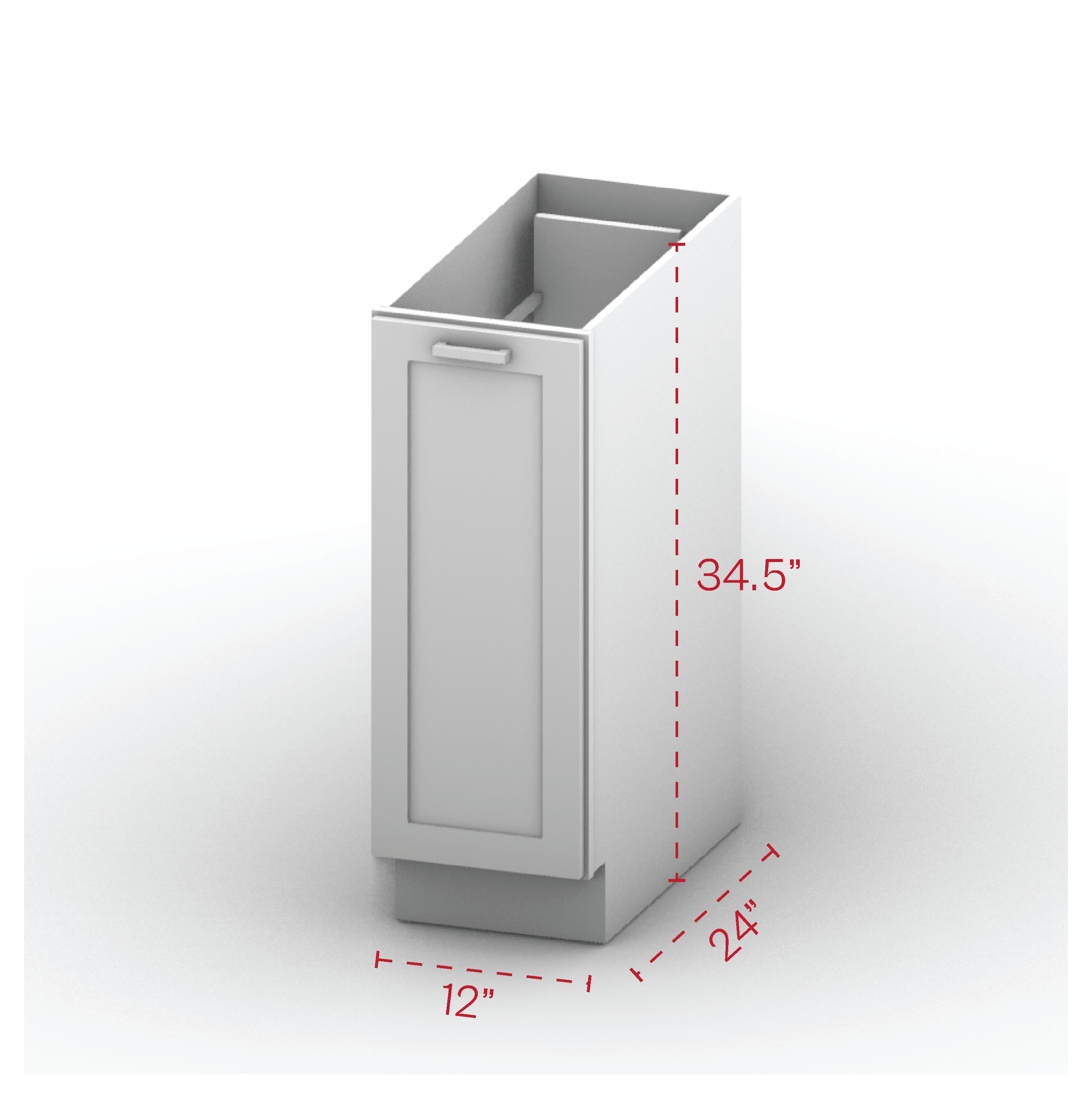 Spice Rack Cabinet 12" Width