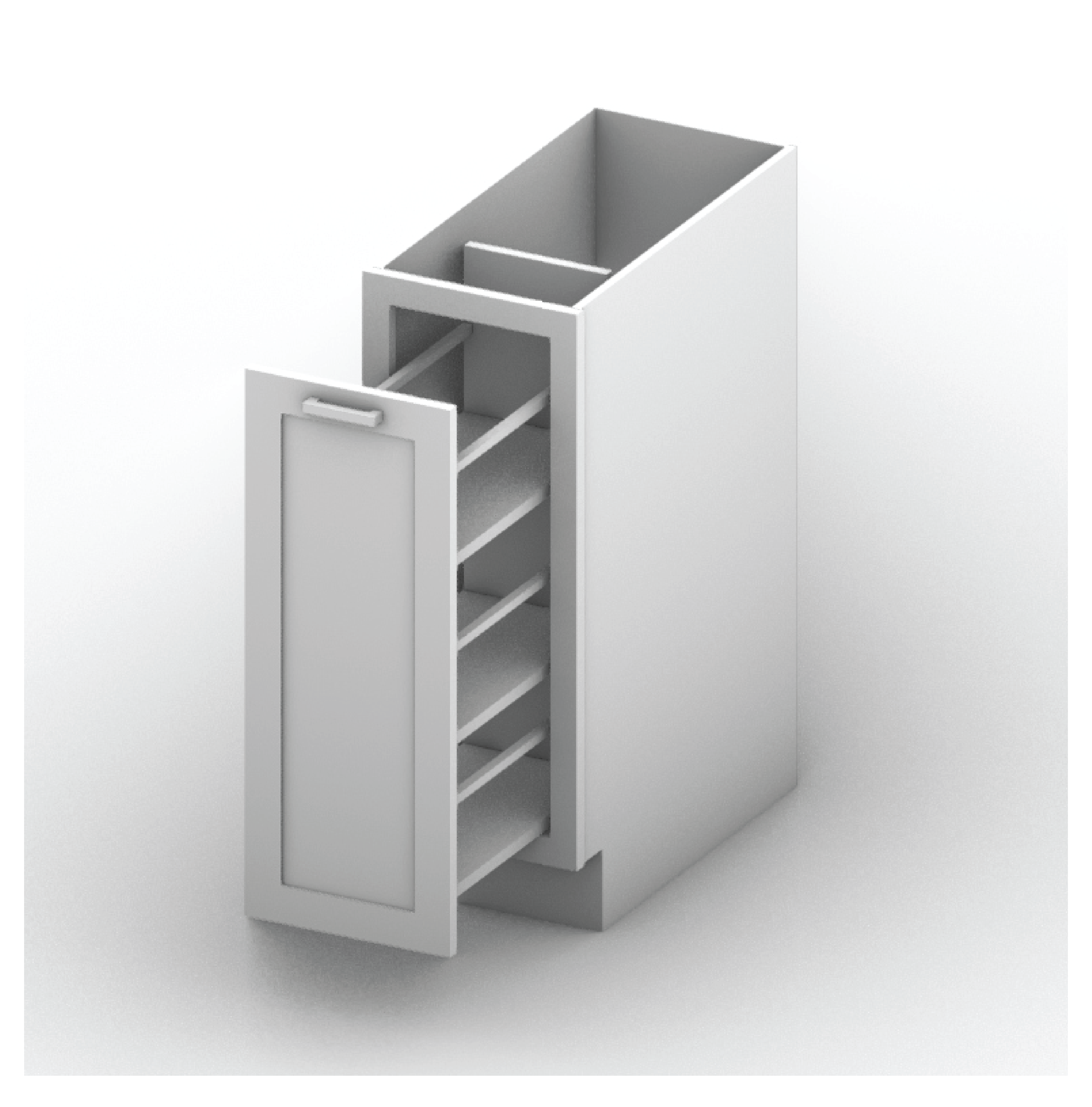 Spice Rack Cabinet 12" Width
