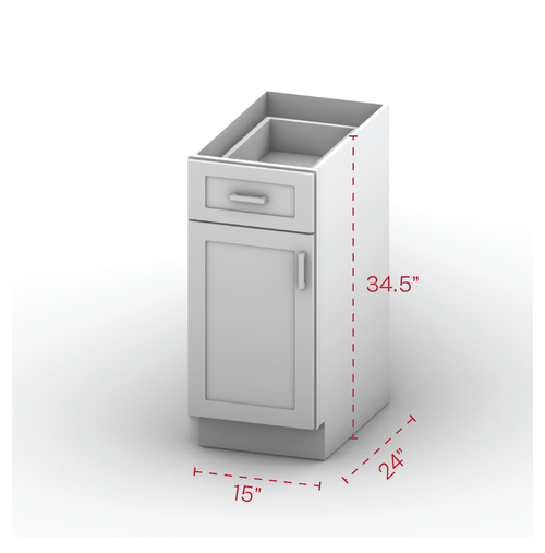 Base Cabinet 15" Width