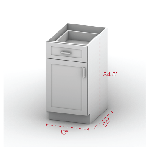 Base Cabinet 18" Width