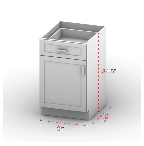 Base Cabinet 21" Width