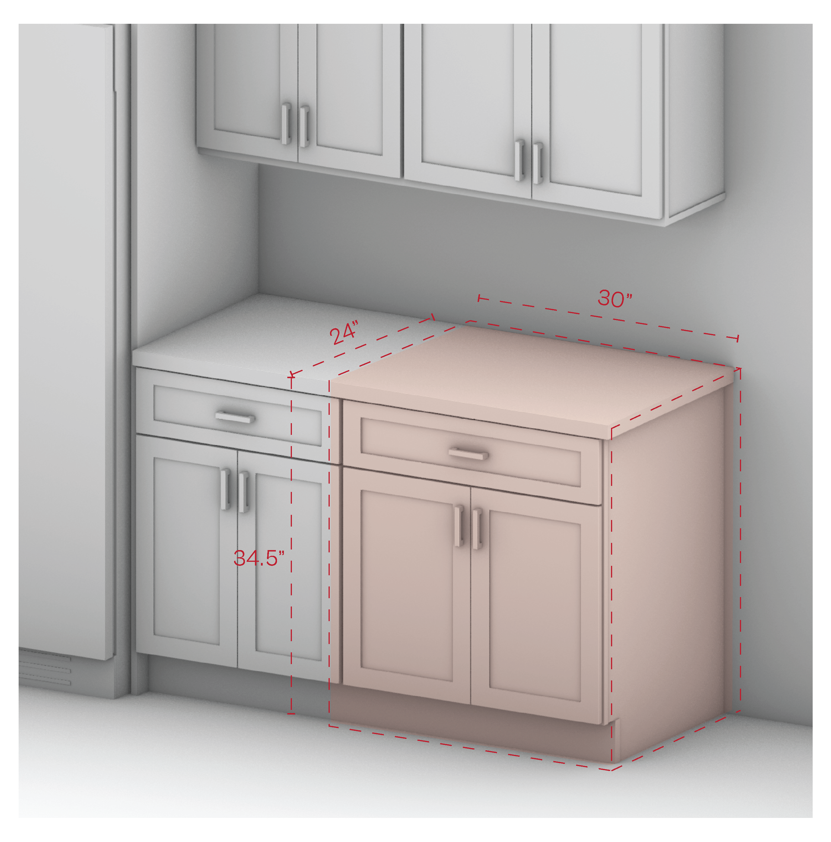 Base Cabinet 30" Width