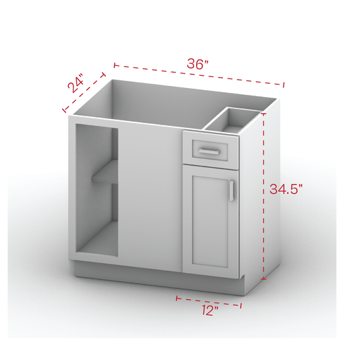 Base Blind Cabinet 36" Width