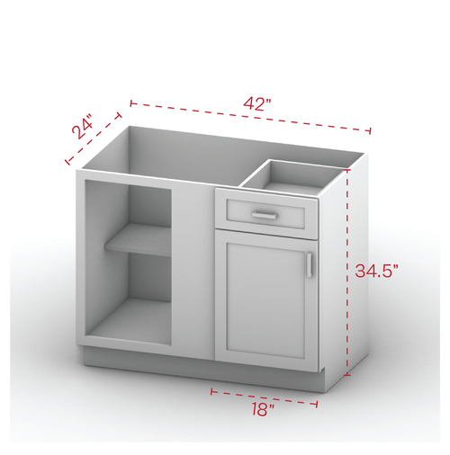 Base Blind Cabinets 42" Width