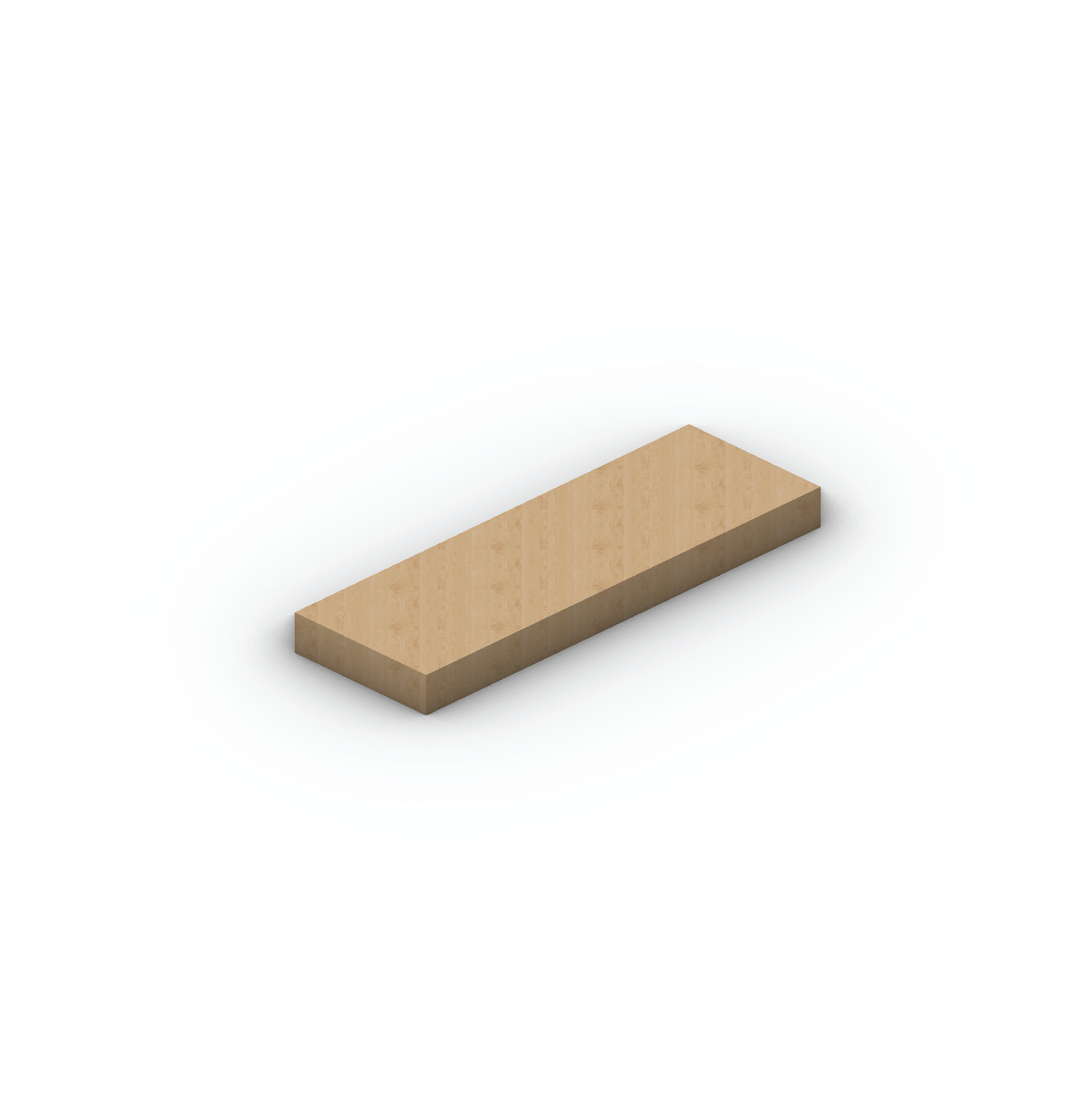 Birch Floating Shelf 36" Width