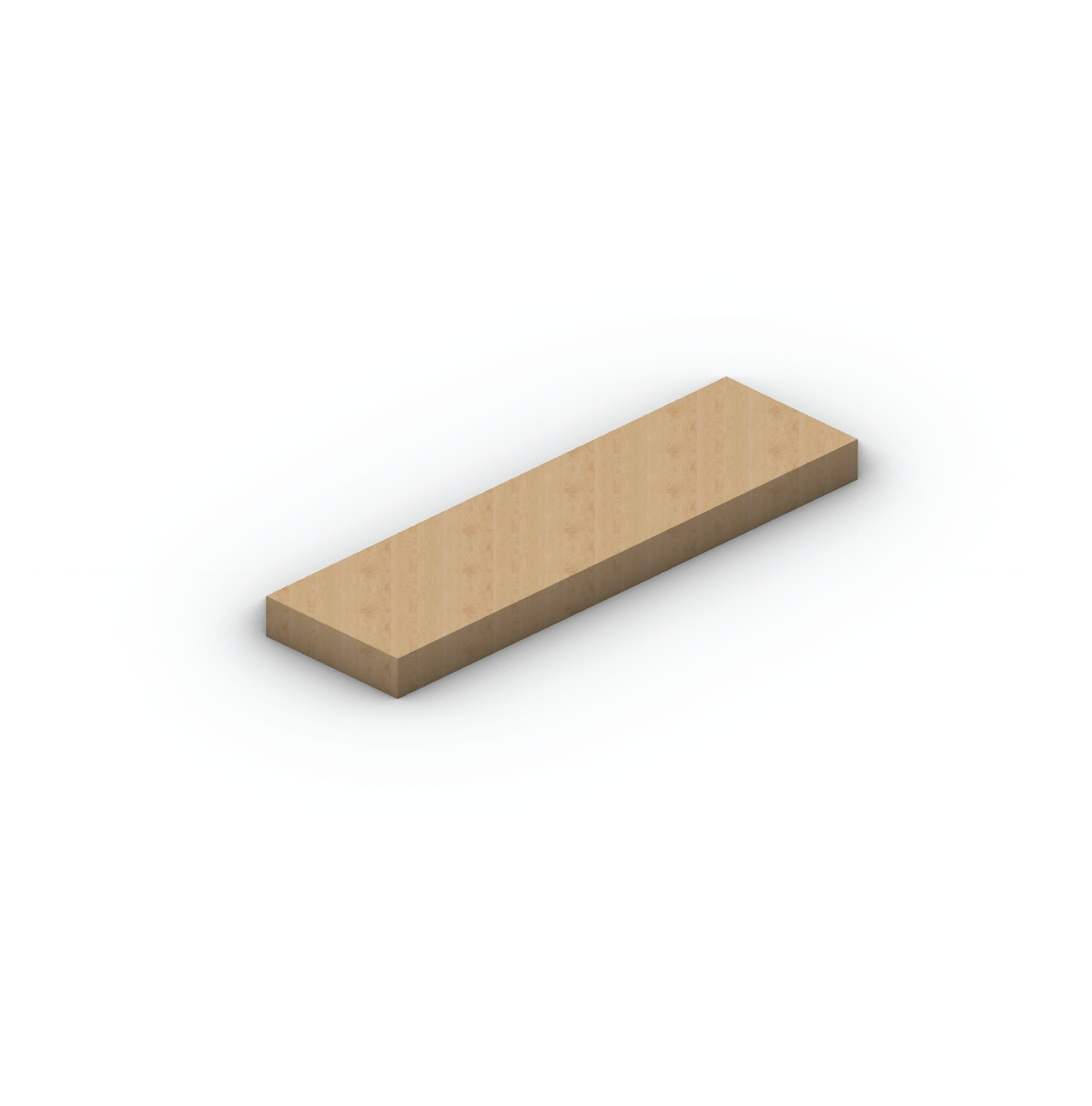 Birch Floating Shelf 42" Width