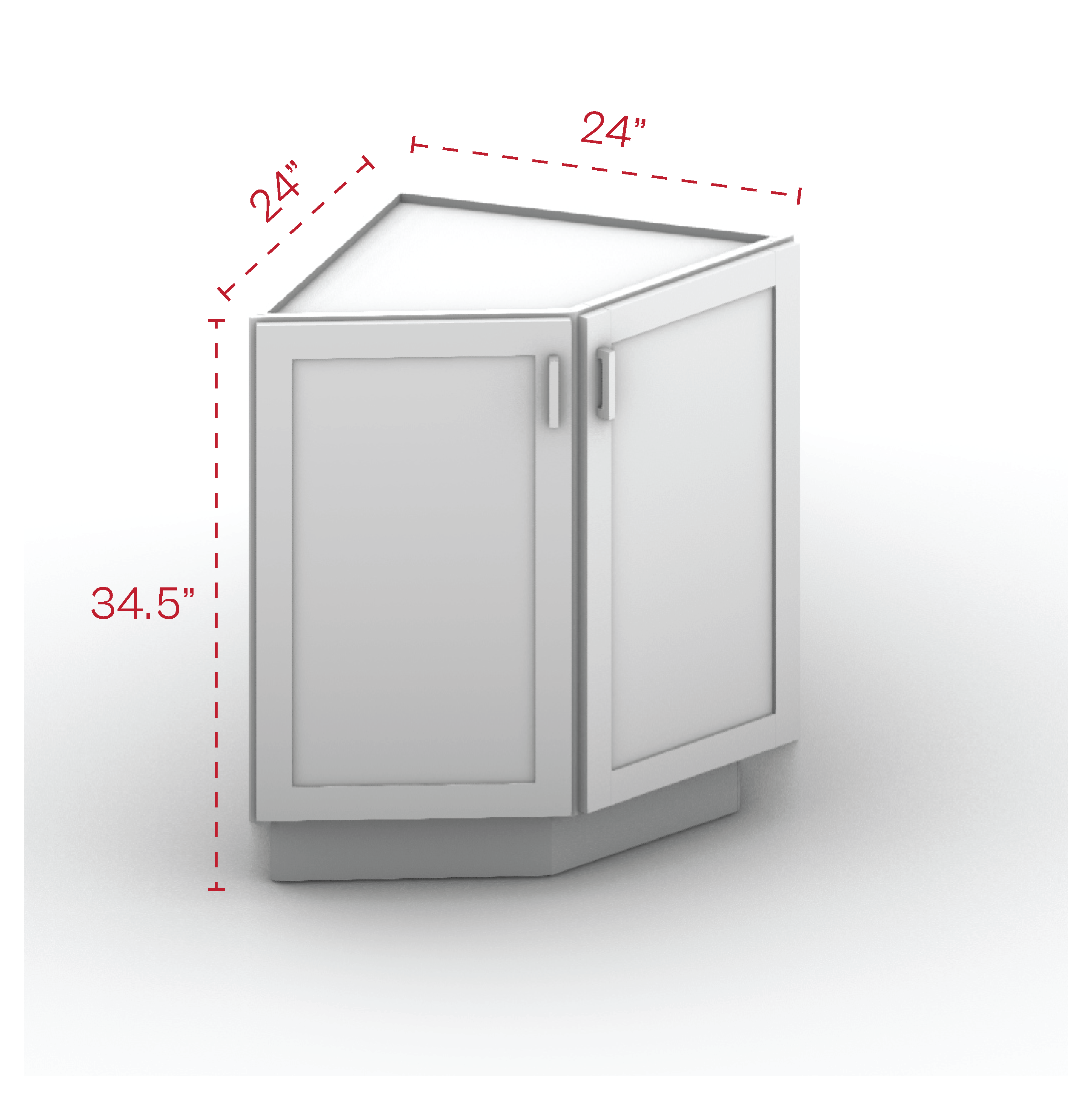 Base End Cabinet 24" Width