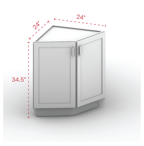 Base End Cabinet 24" Width