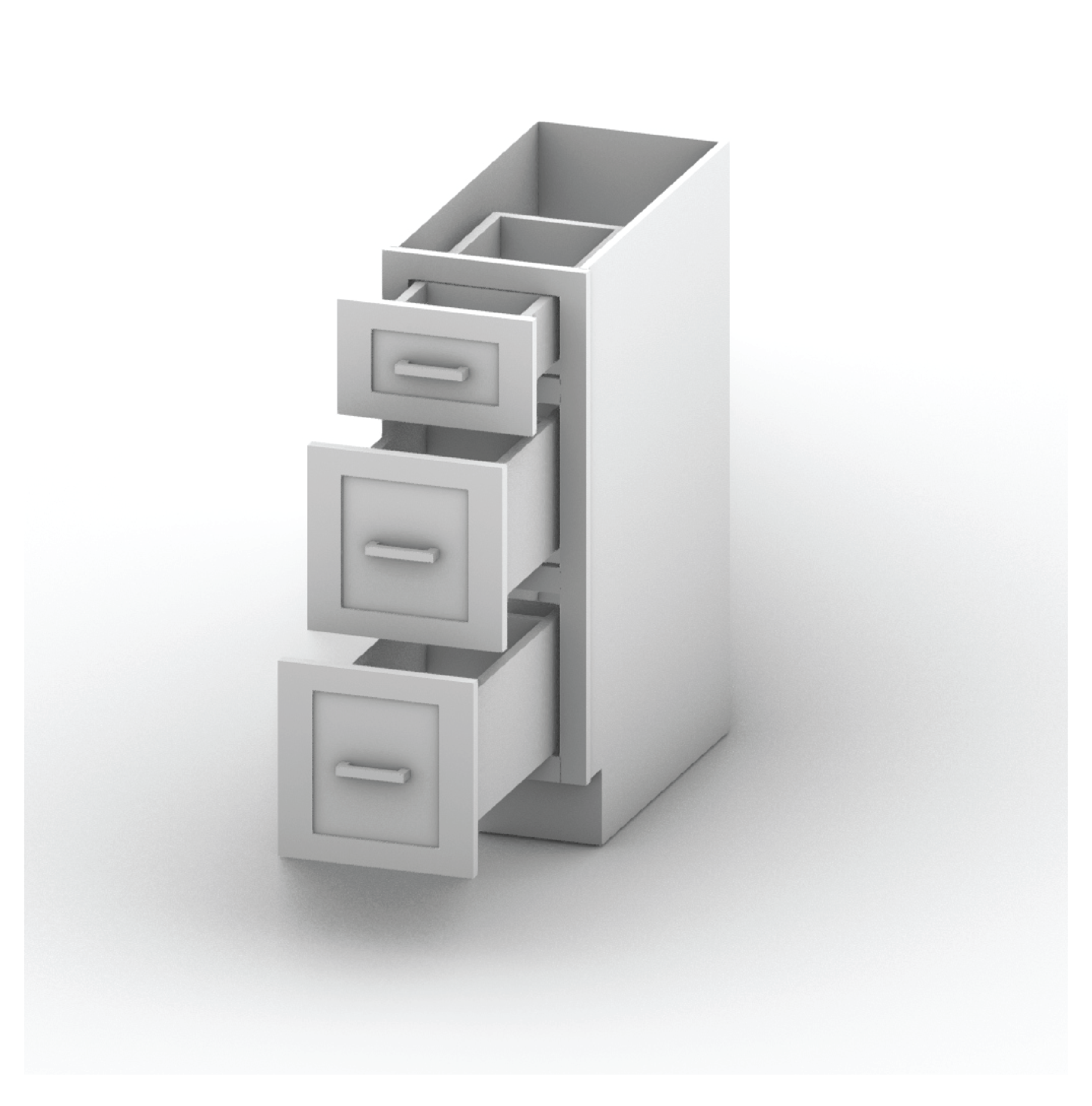 Drawer Base Cabinet 12" Width