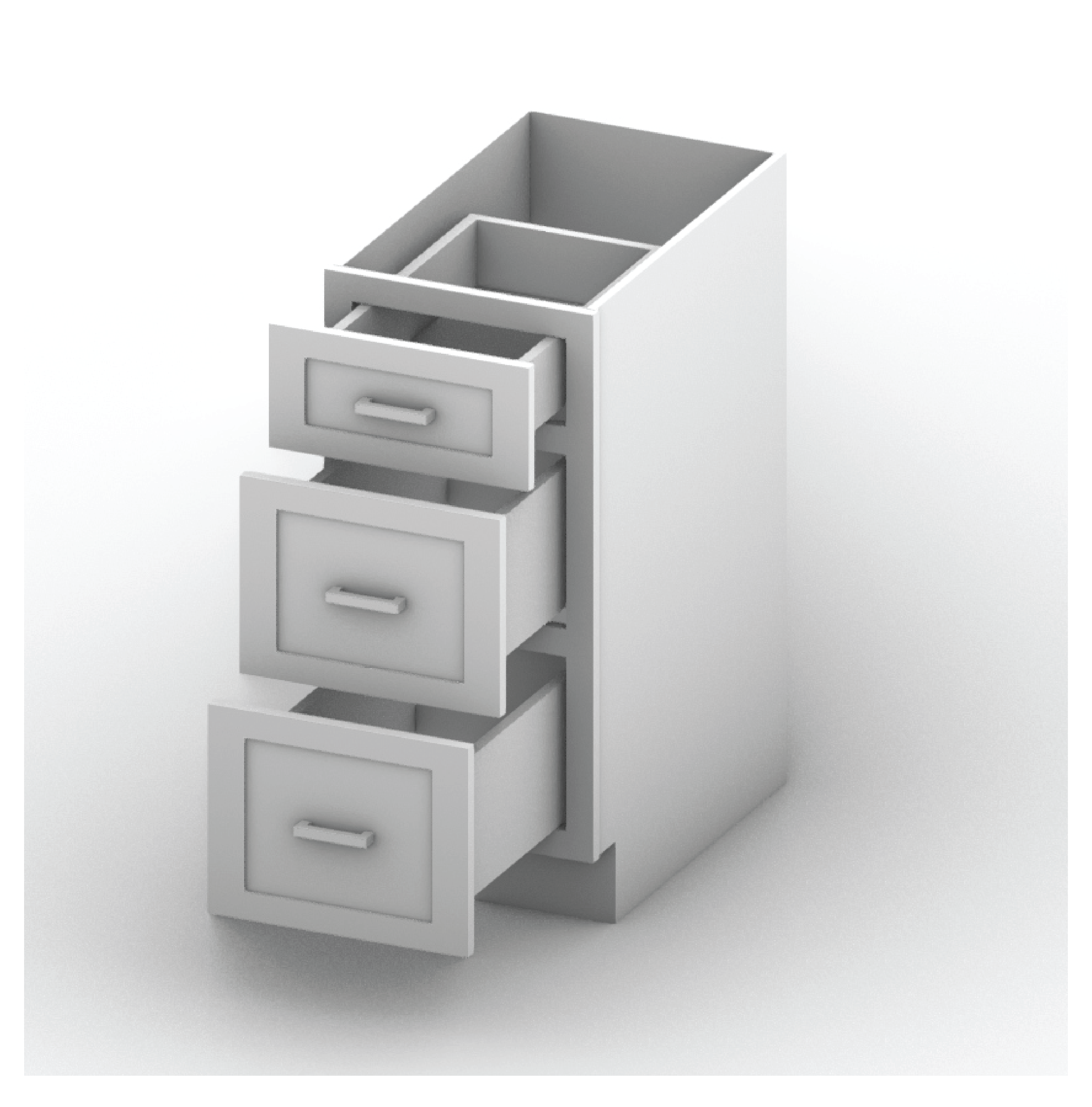 Drawer Base Cabinet 15" Width