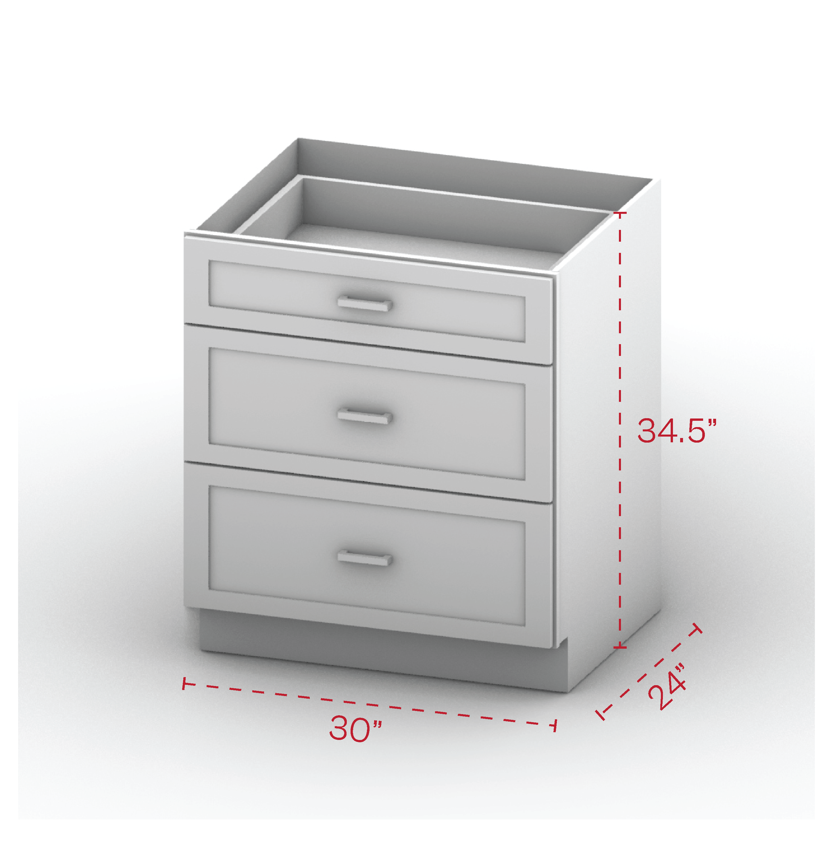 Drawer Base Cabinet 30" Width