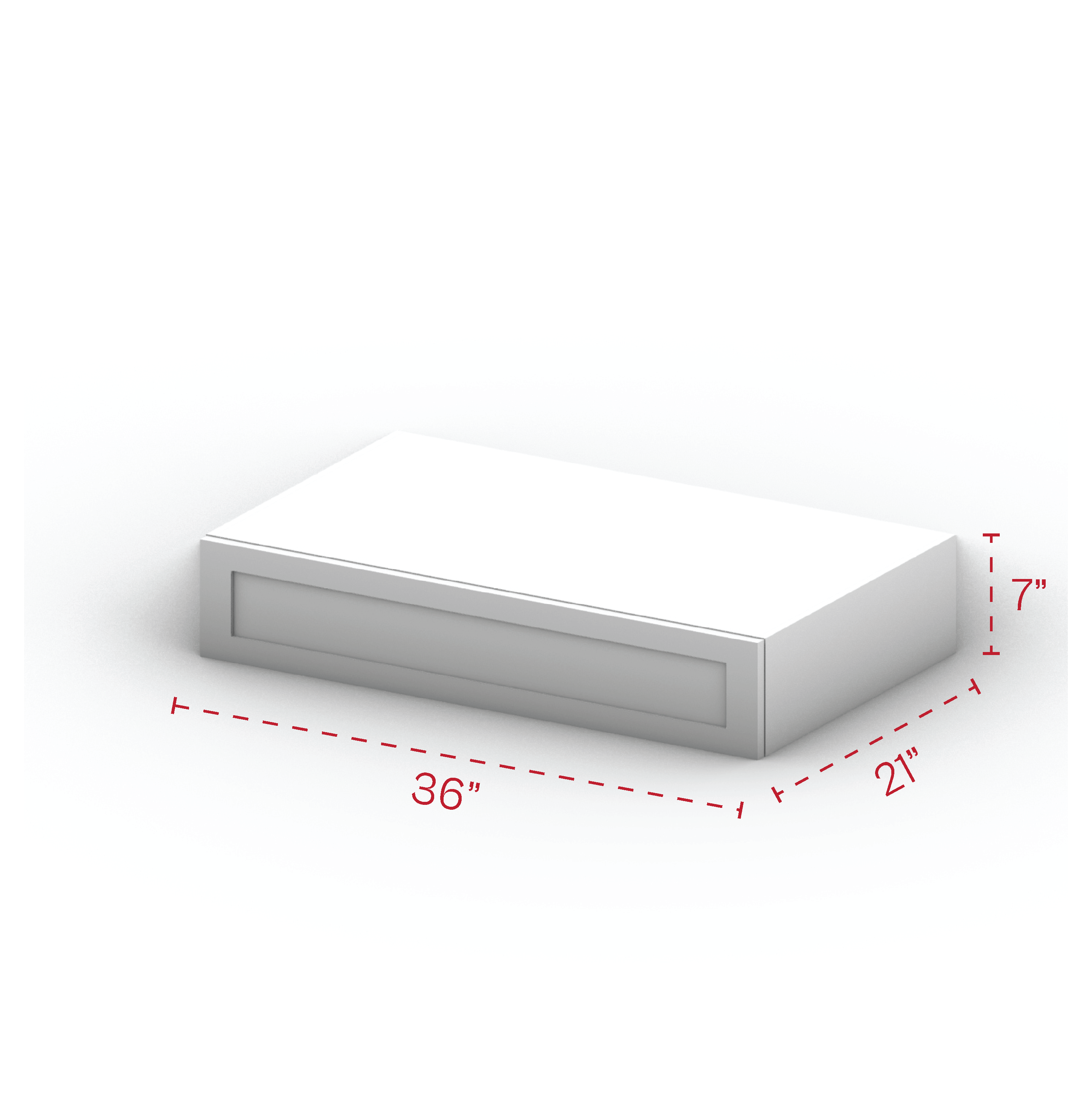 Knee Drawer 36" Width