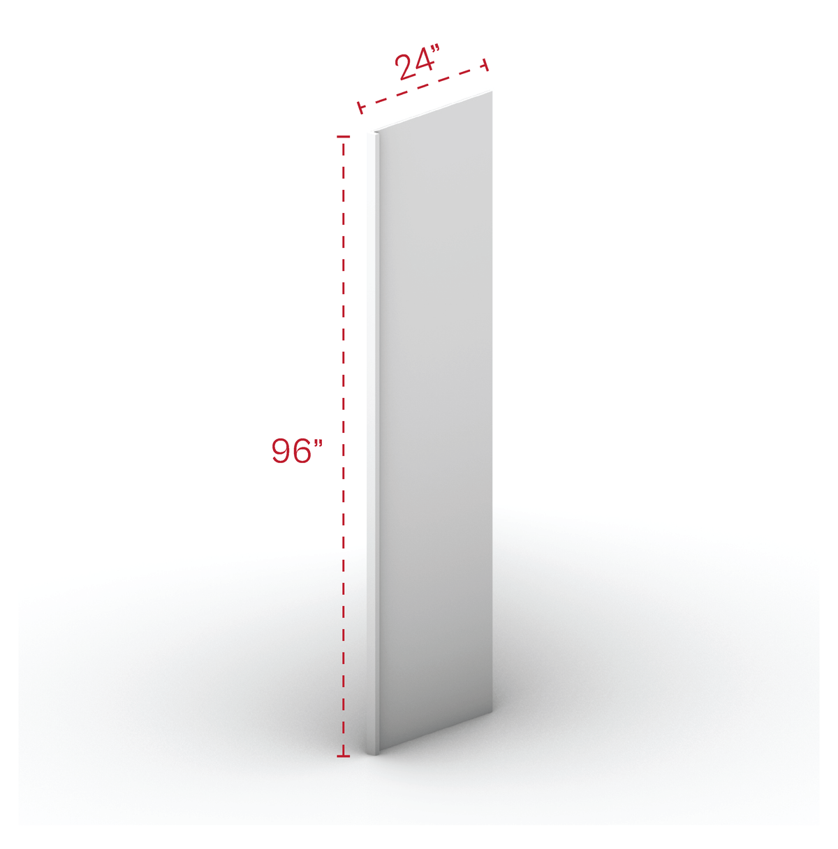 Hardware Drawer Panel 96" Height
