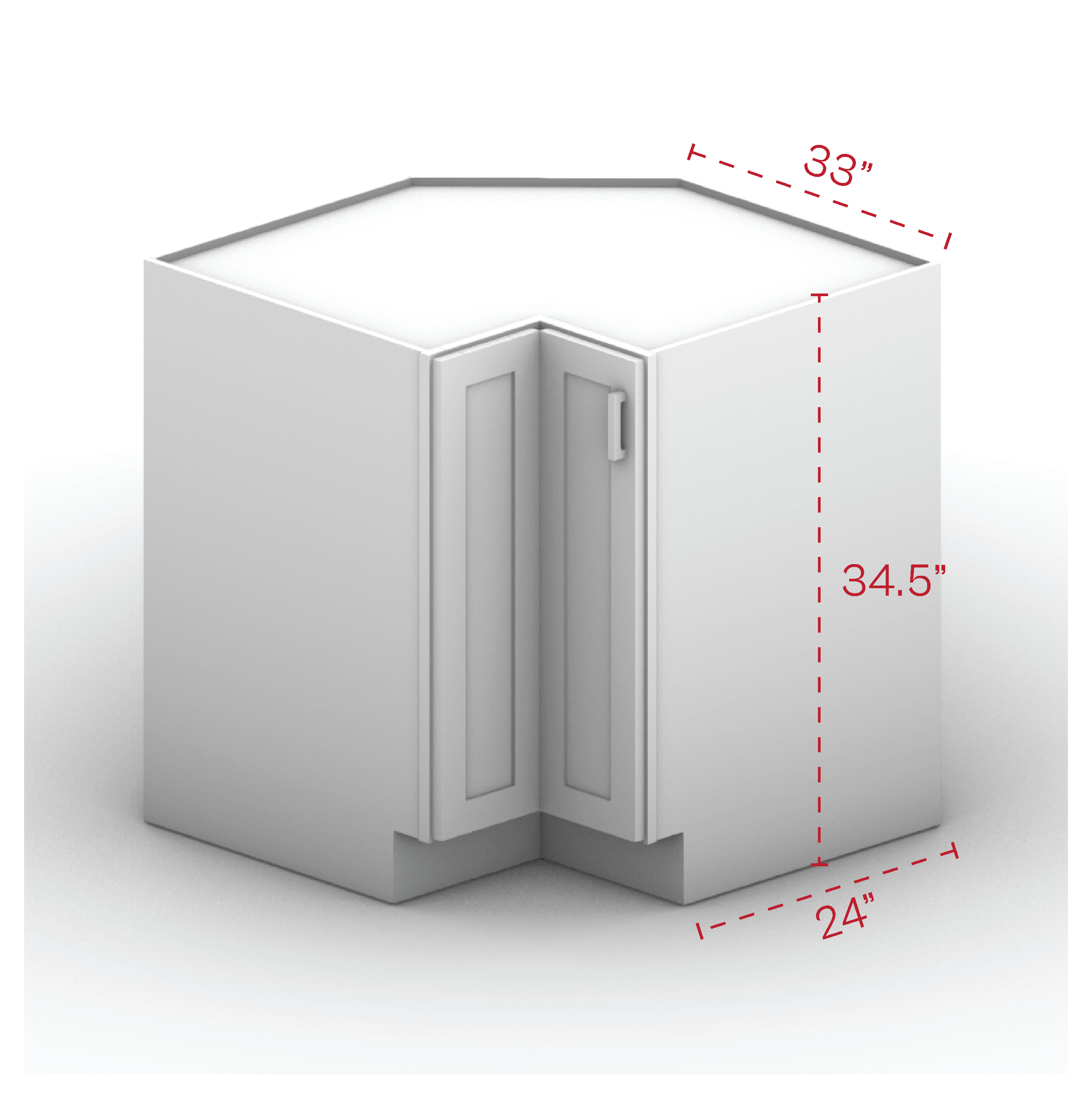 Lazy Susan Cabinet 33" Width