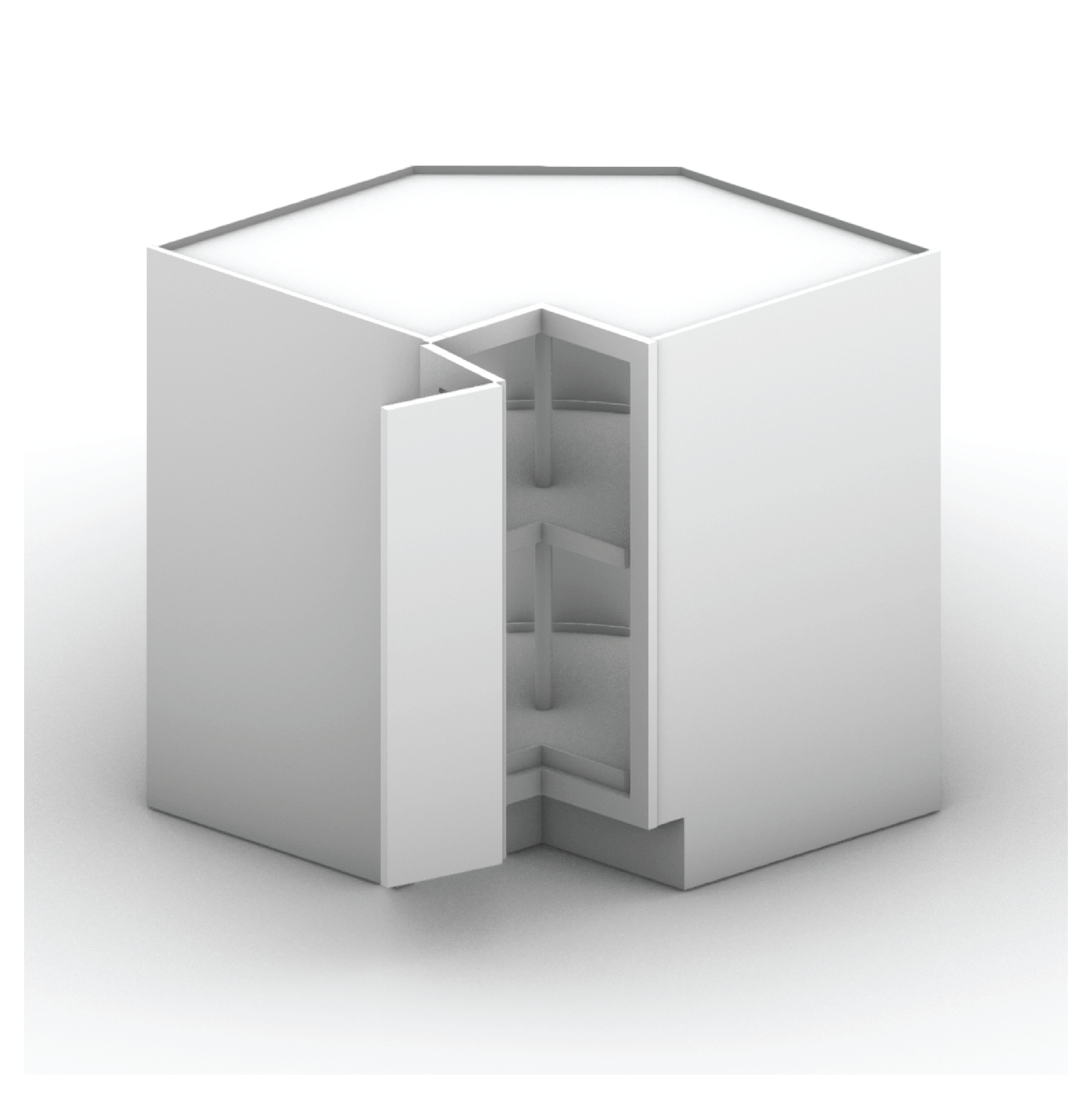 Lazy Susan Cabinet 33" Width