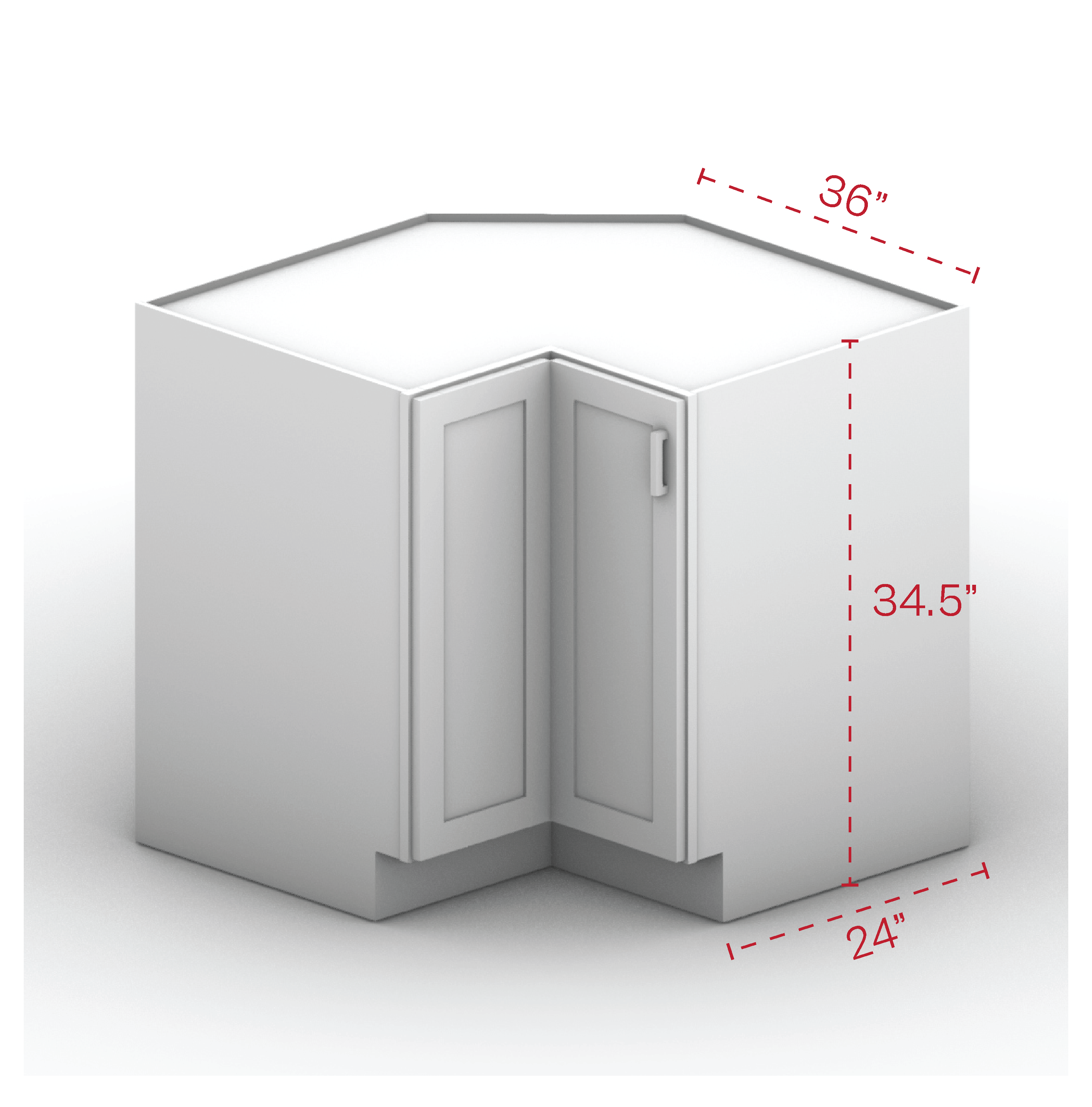 Lazy Susan Cabinet 36" Width