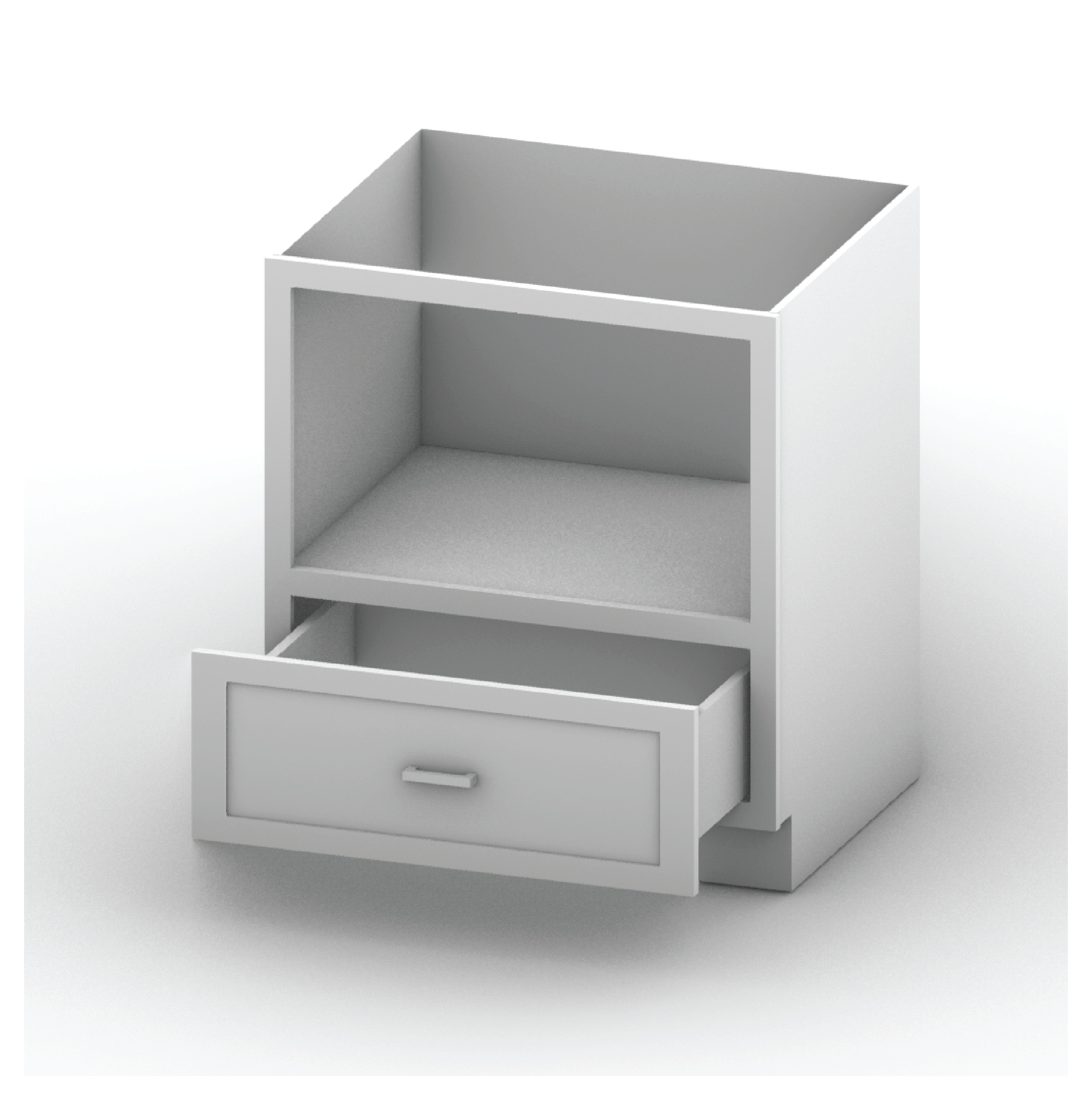 Microwave Drawer Base Cabinet 30" Width