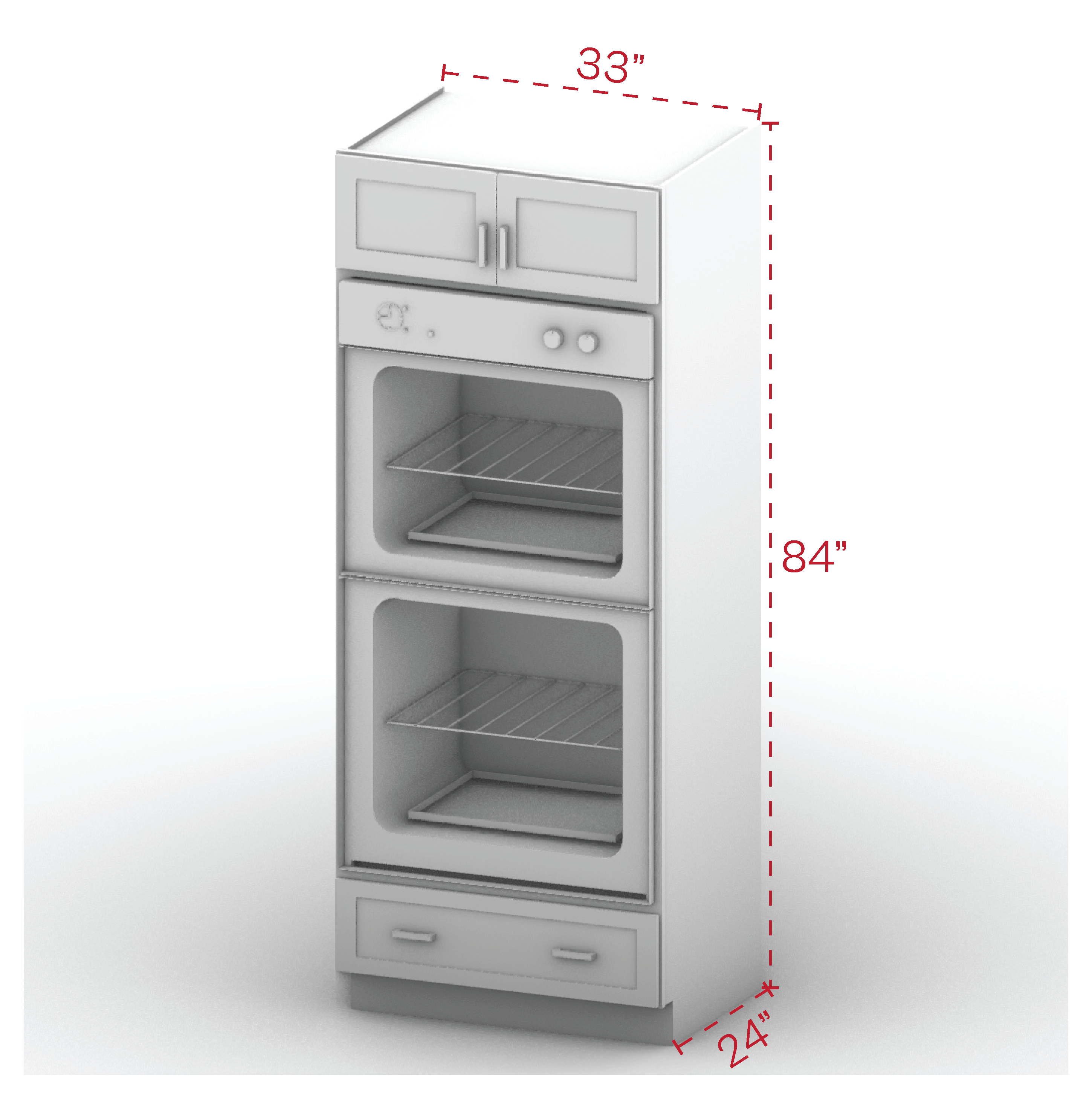 Oven Cabinet 84" Height