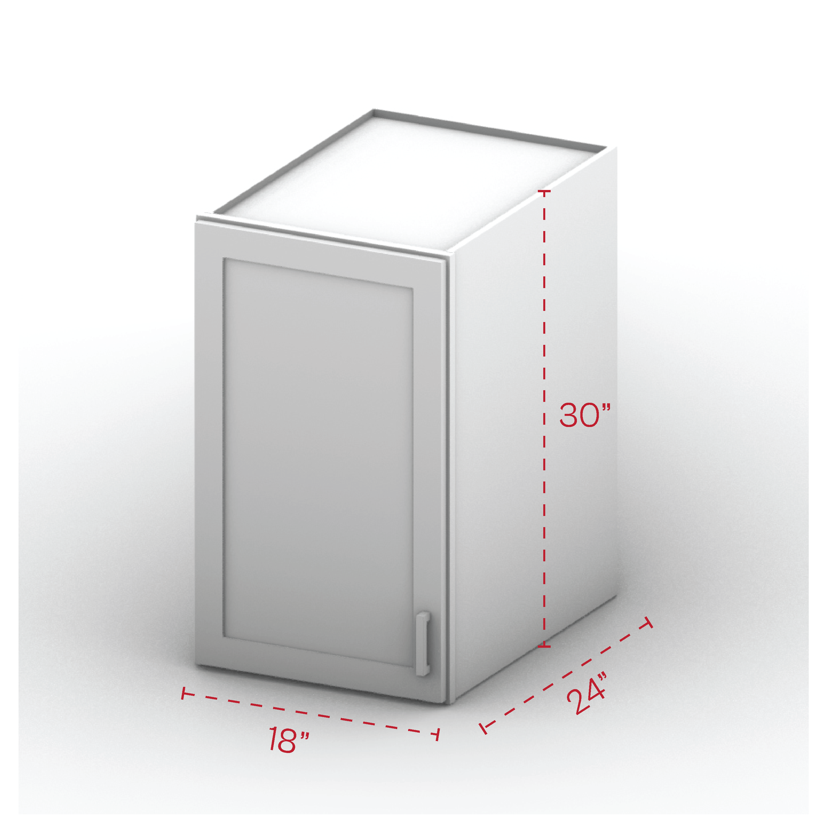 Pantry Wall Cabinet 30" Height