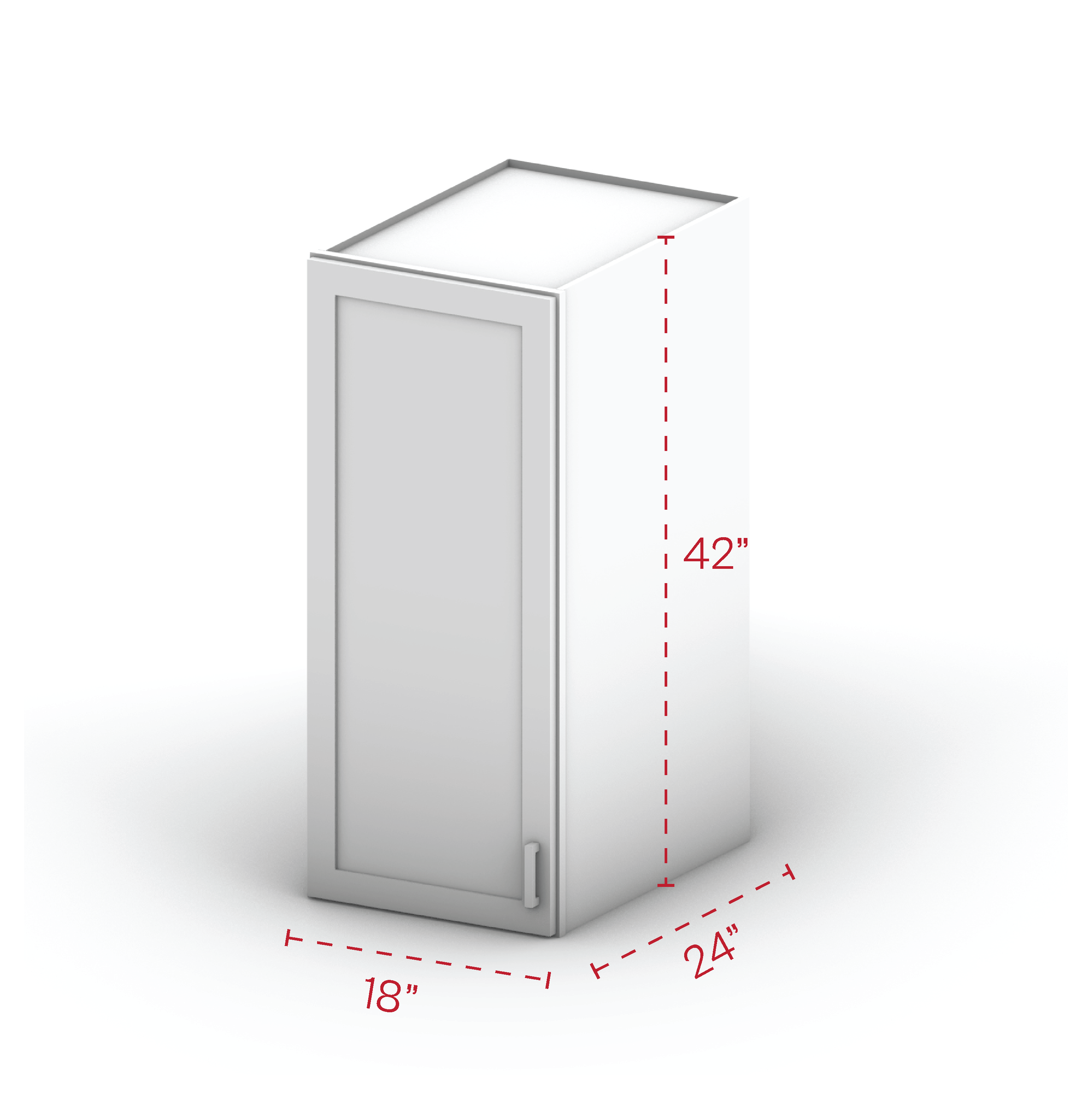 Pantry Wall Cabinet 42" Height