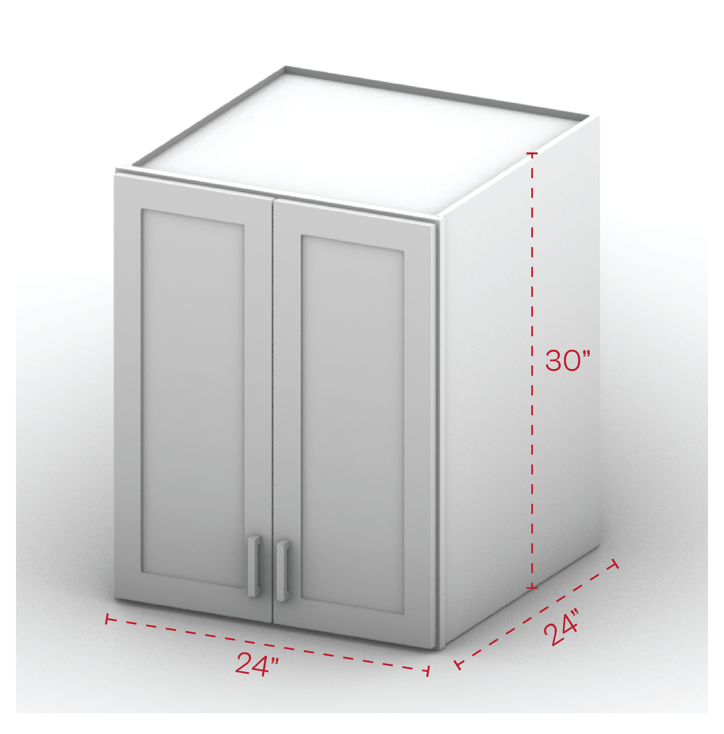 Pantry Wall Cabinet 30" Height