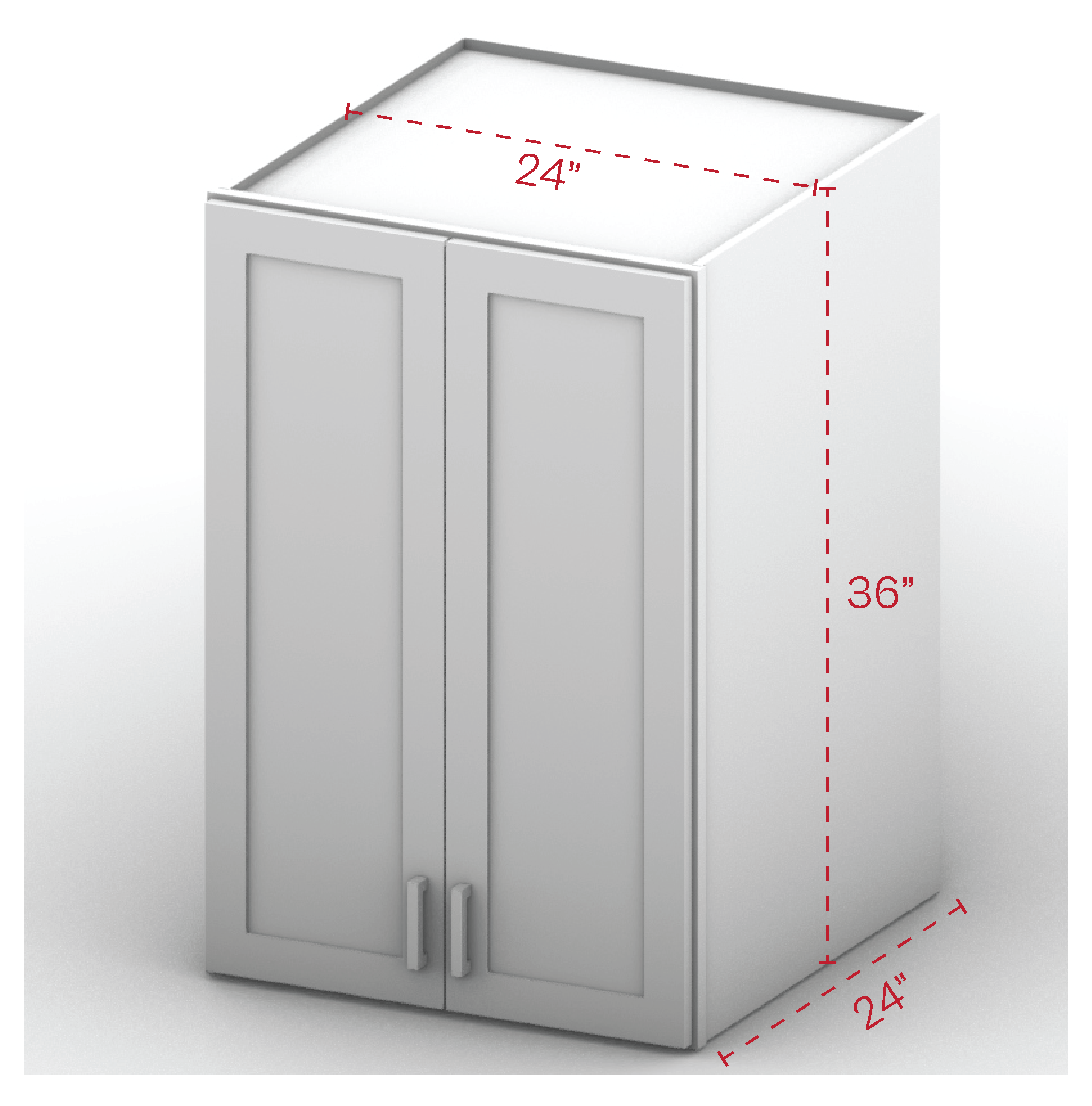 Pantry Wall Cabinet 36" Height