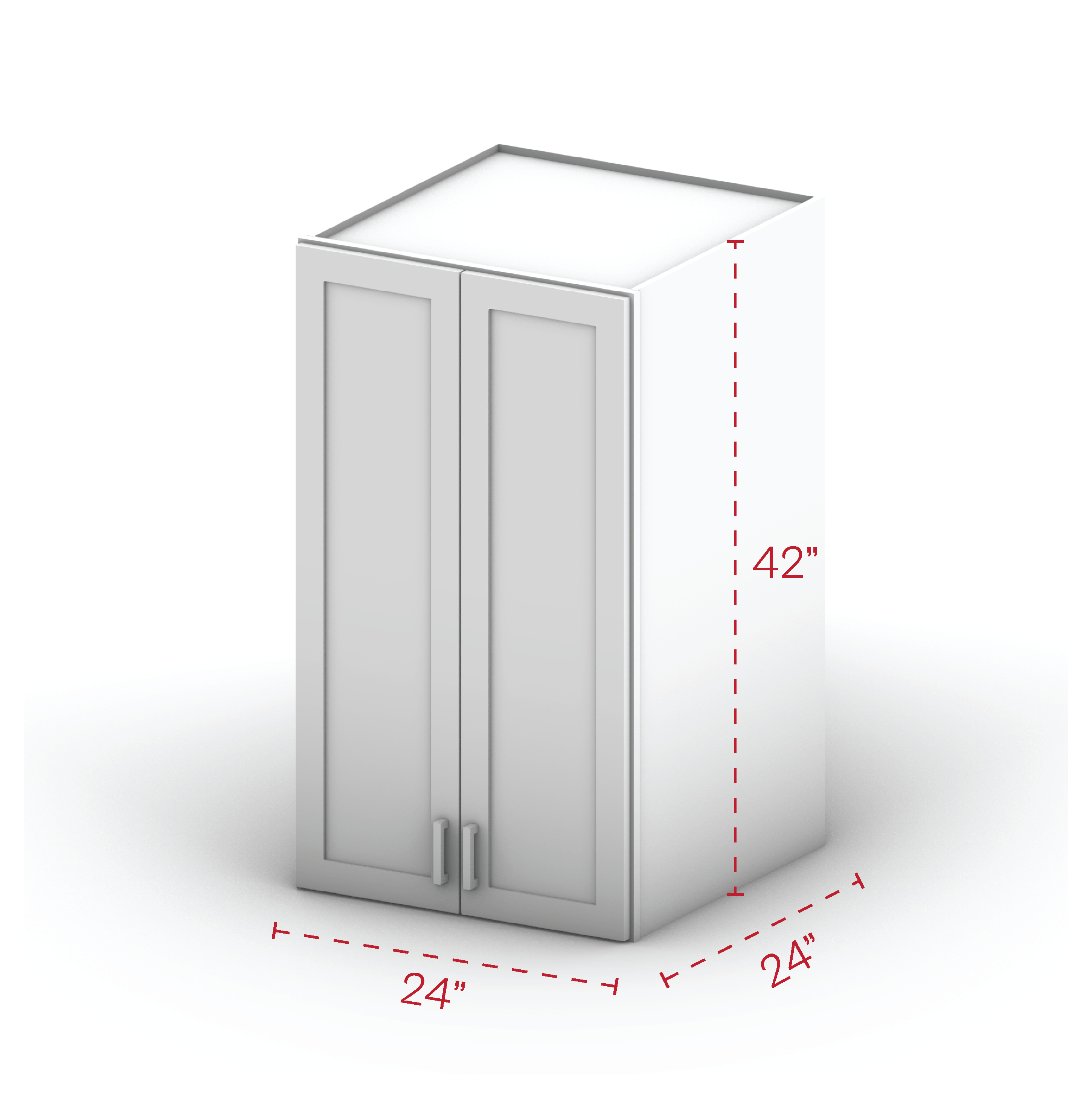 Pantry Wall Cabinet 42" Height