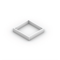 White Shaker ROLL-OUT24 Pull Out Tray - image 1