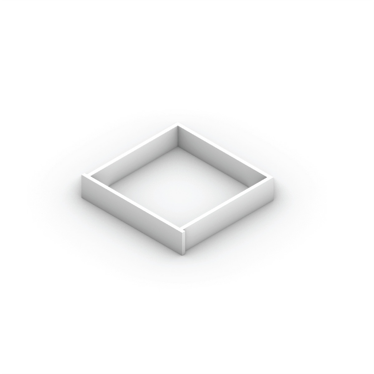 White Shaker ROLL-OUT24 Pull Out Tray - image 1