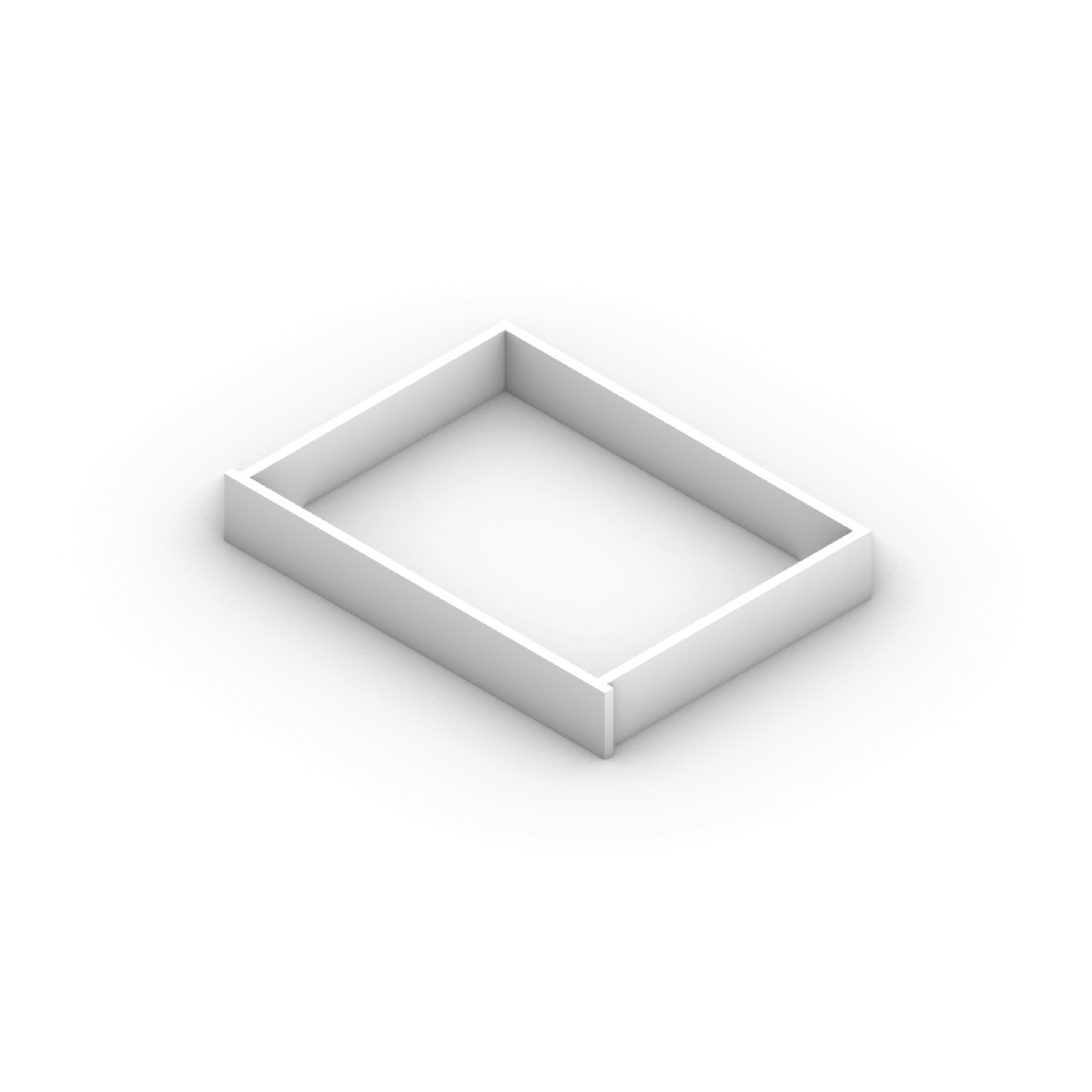 White Shaker ROLL-OUT30 Pull Out Tray - image 1