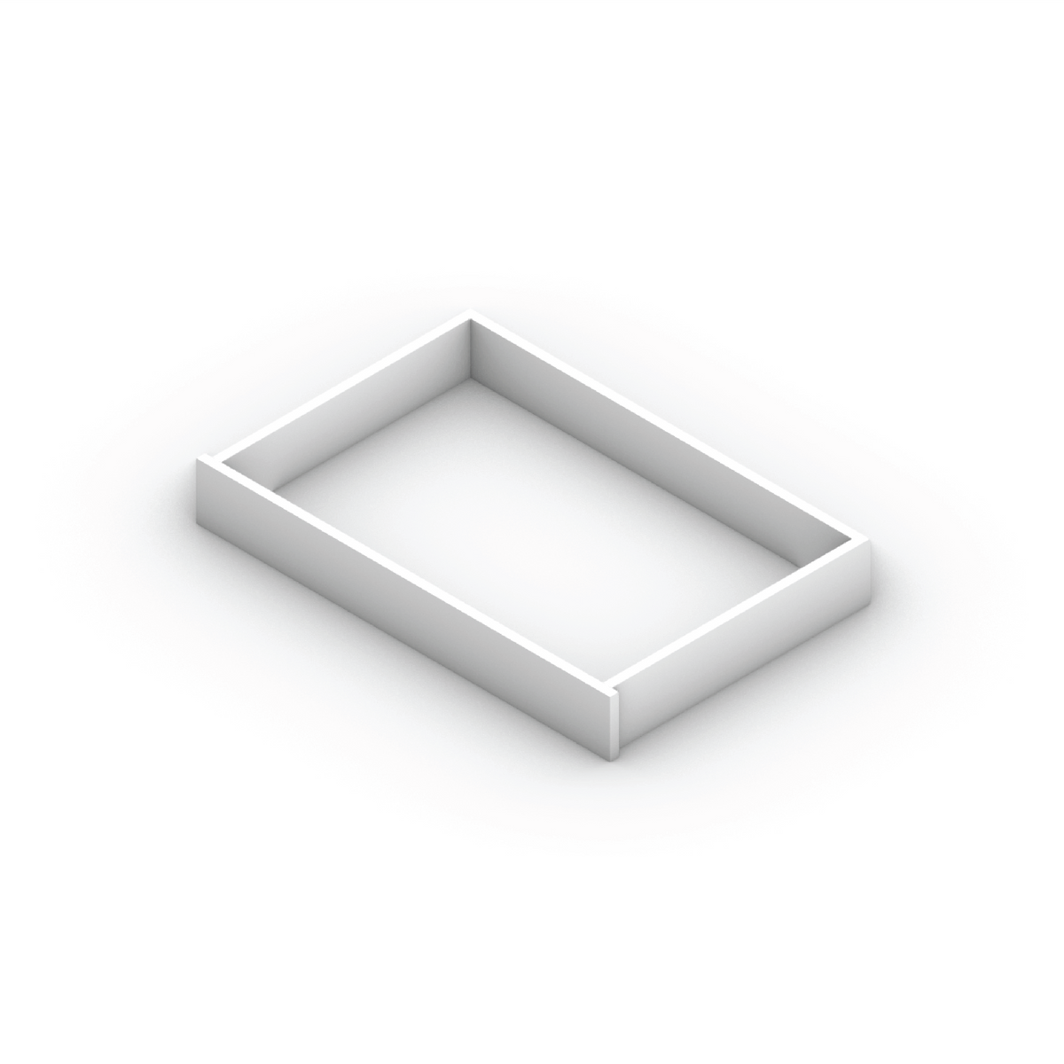 White Shaker ROLL-OUT33 Pull Out Tray - image 1