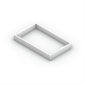 White Shaker ROLL-OUT36 Pull Out Tray - image 1