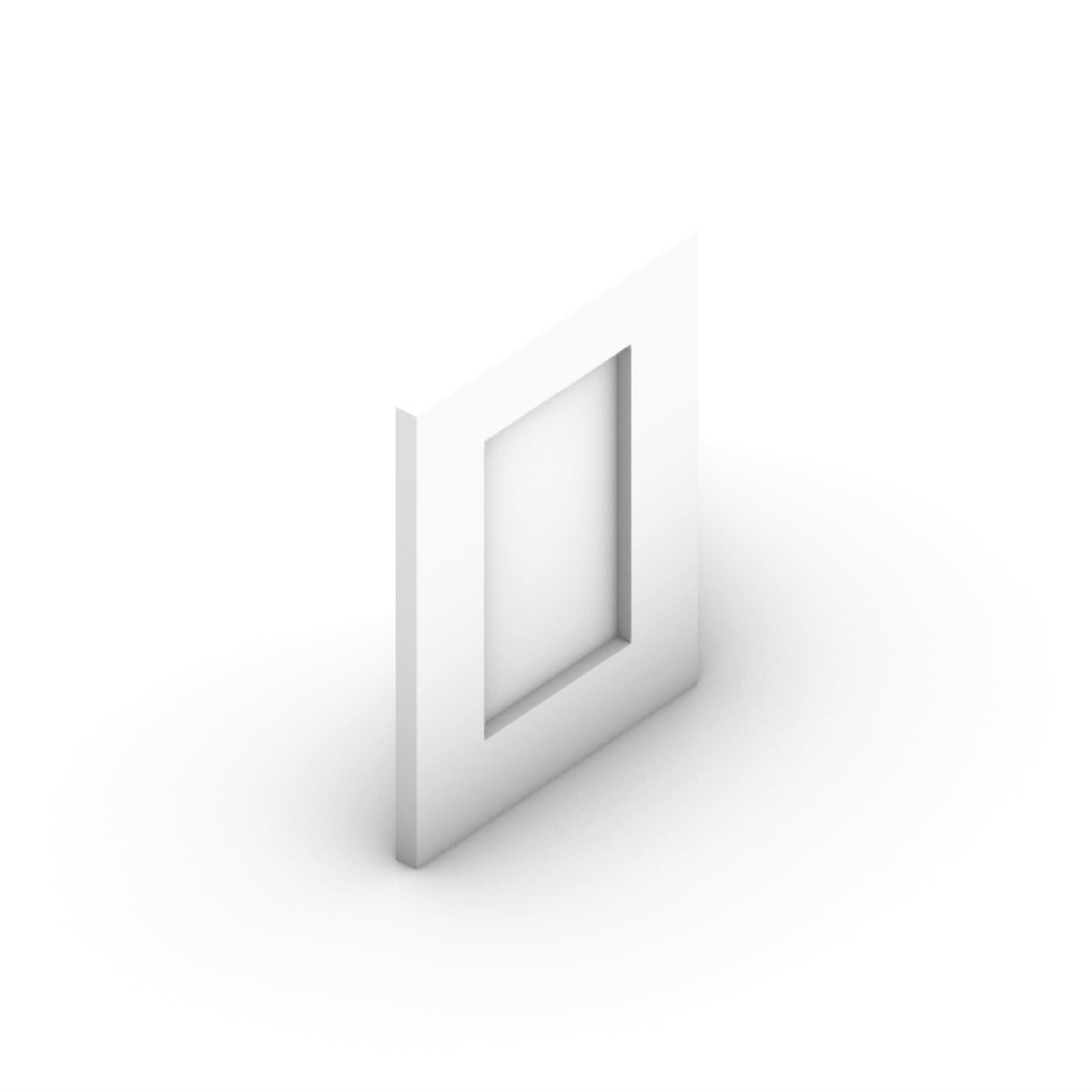 White Shaker SAMPLE DOOR Sample Door - image 1