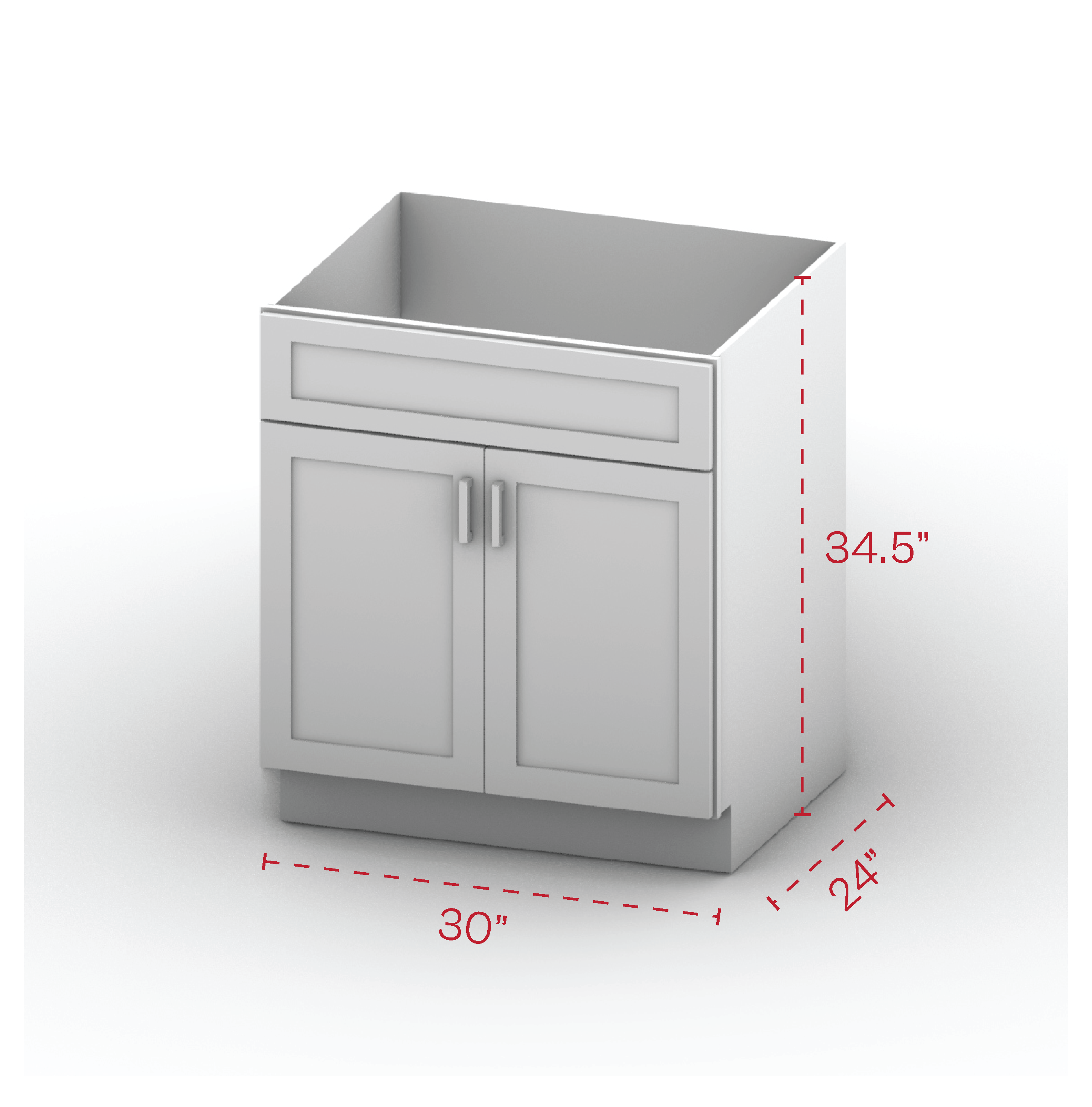 Vanity Sink Cabinets 30" Width