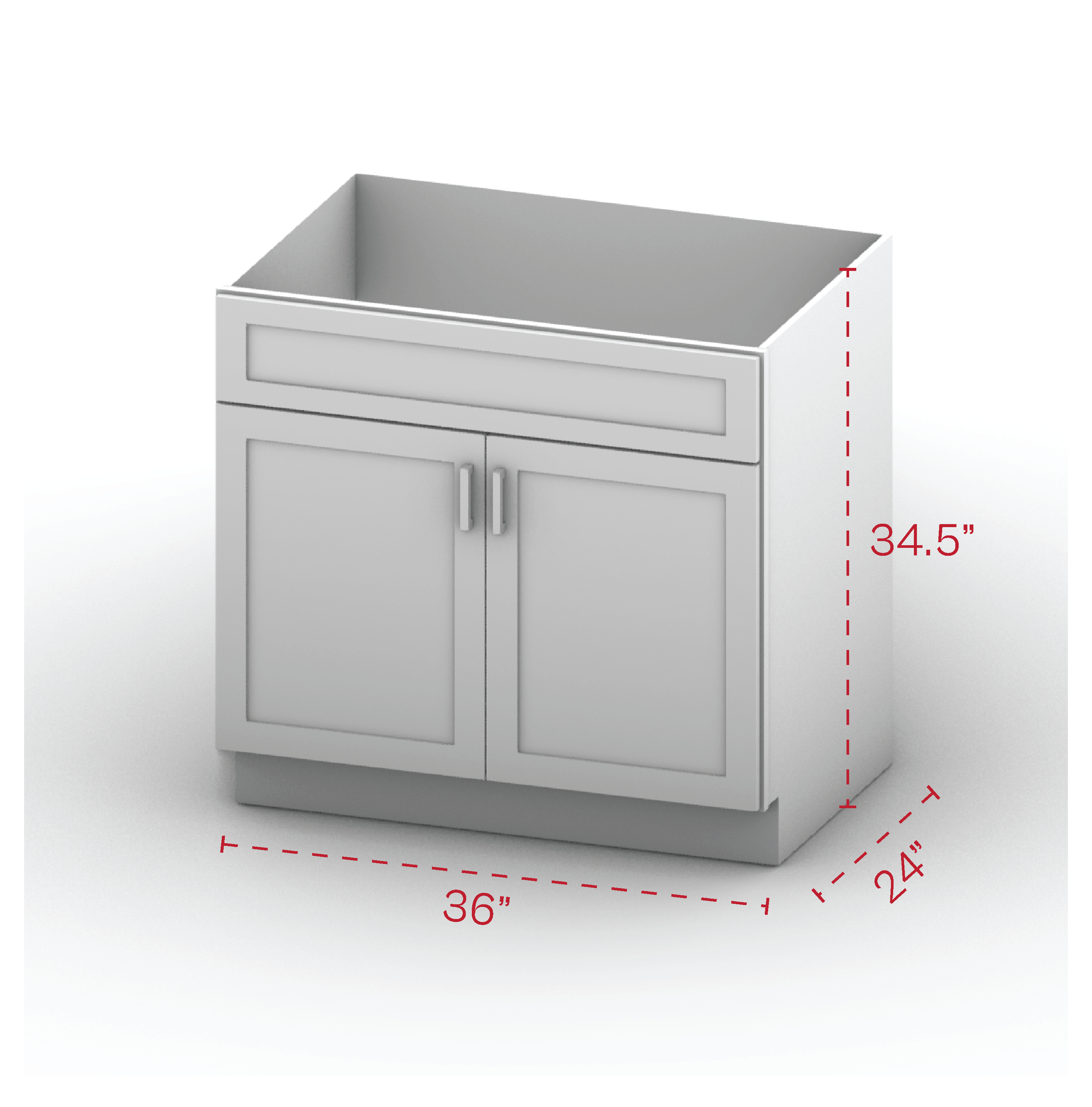 Sink Base Cabinet 36" Width