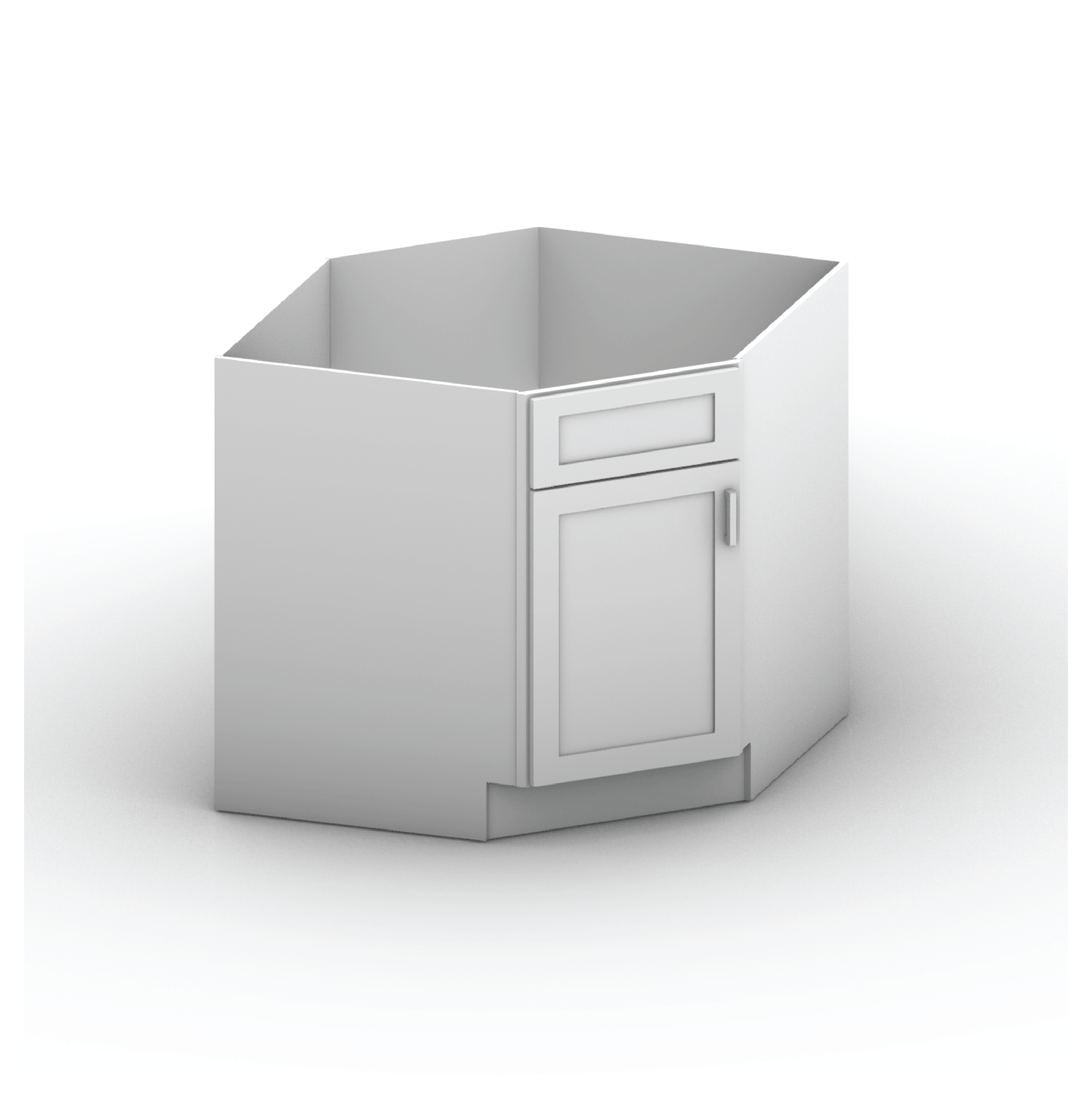 Diagonal Sink Cabinet 36" Width