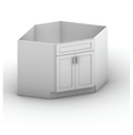 Diagonal Sink Cabinet 42" Width
