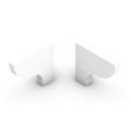 White Shaker TKS Toe Kick Skirt Smooth - image 1