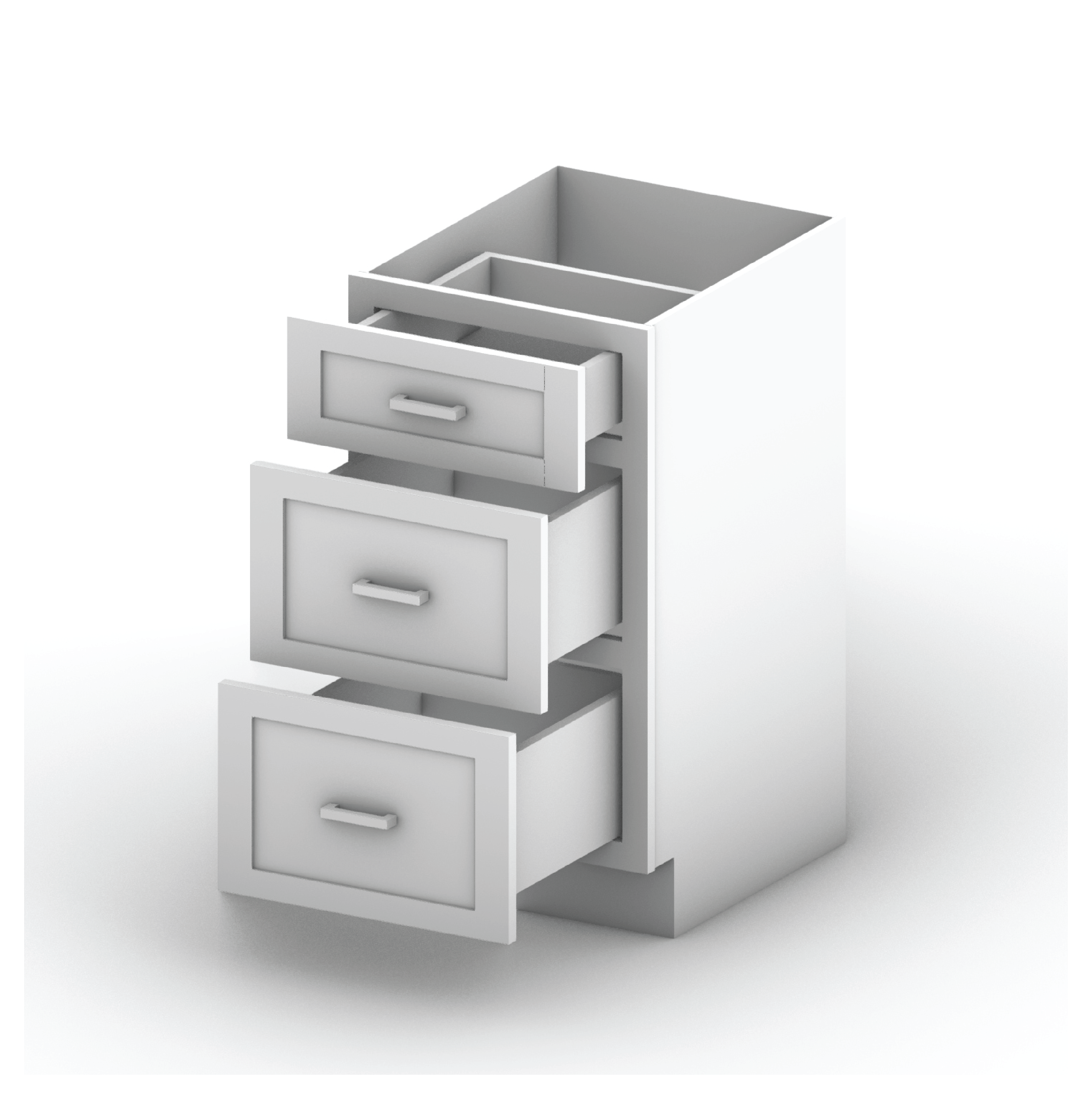 Vanity Drawer Cabinet 18" Width