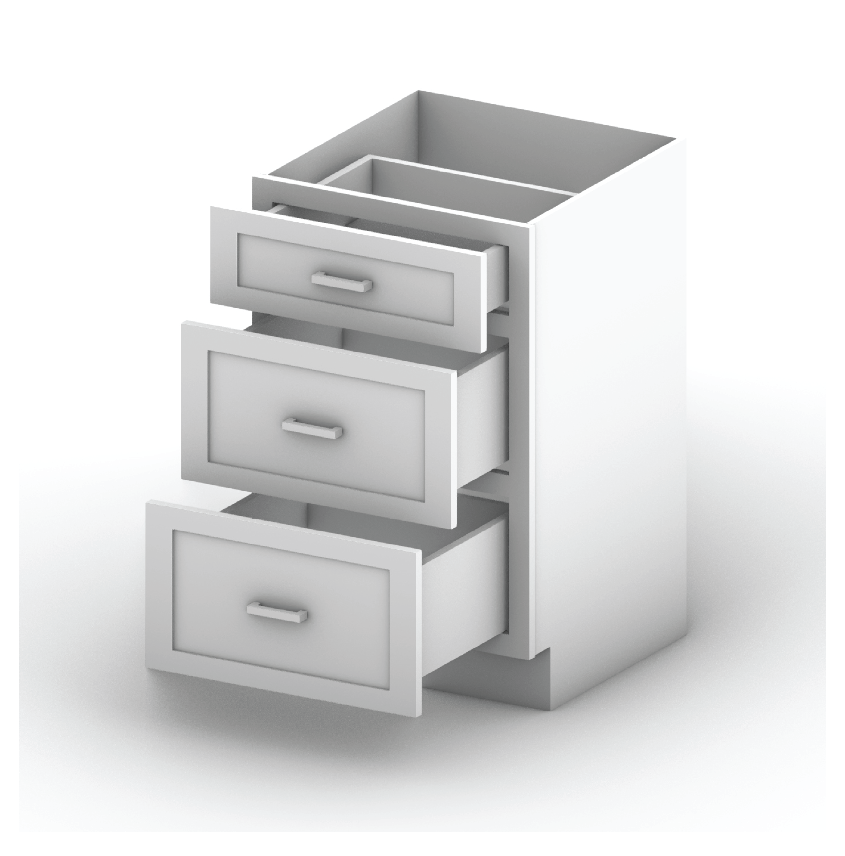 Vanity Drawer Cabinet 21" Width