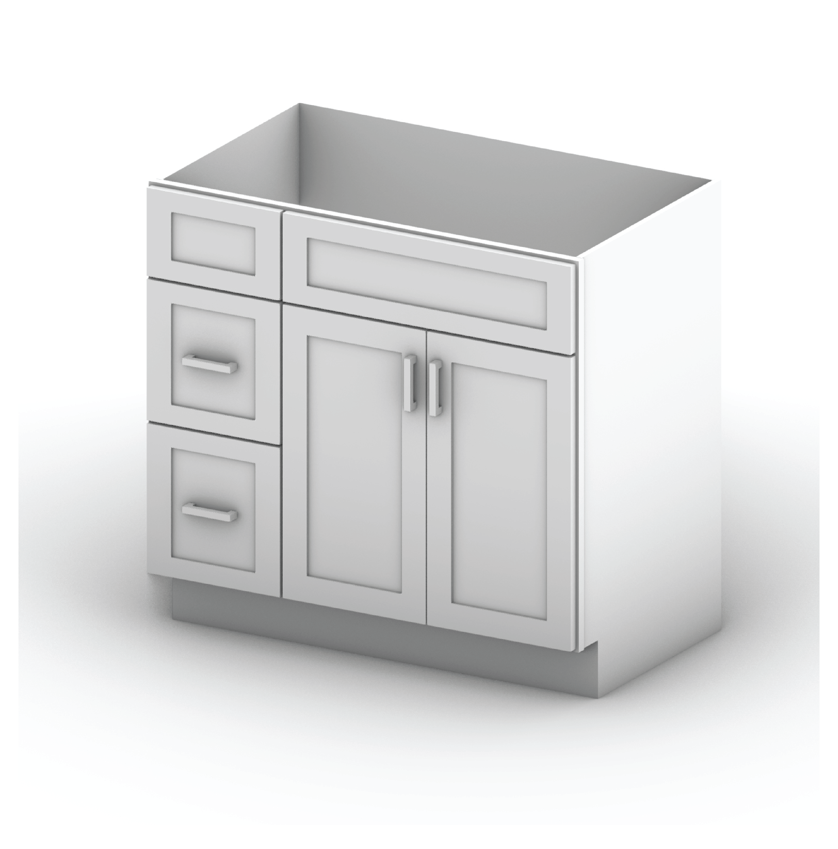 Vanity Sink Cabinets-2 Drawers 36" Width (L)
