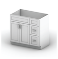 Vanity Sink Cabinets-2 Drawers 36" Width (R)