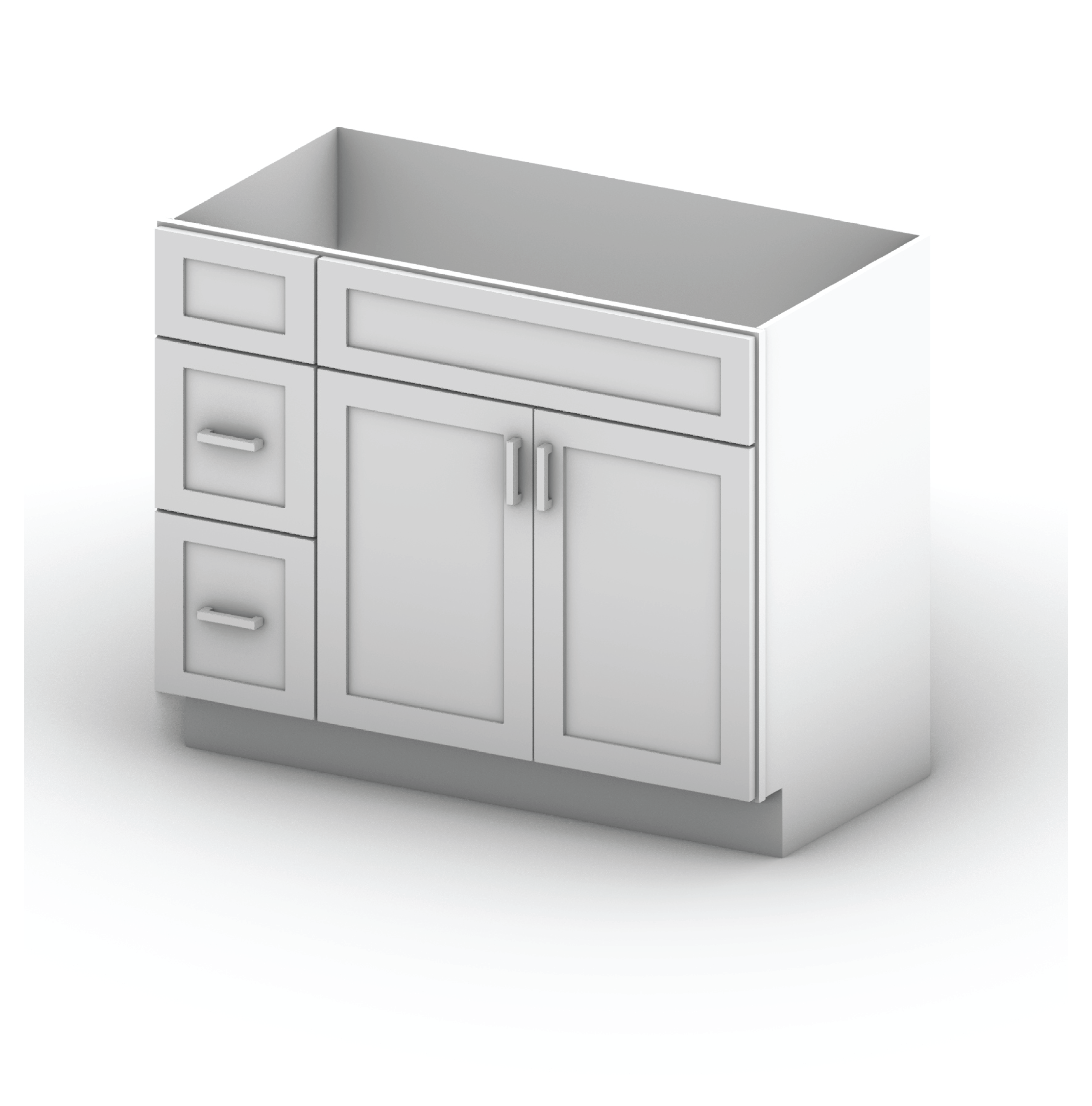 Vanity Sink Cabinets-2 Drawers 42" Width (L)