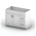 Vanity Sink Cabinets-2 Drawers 42" Width (R)
