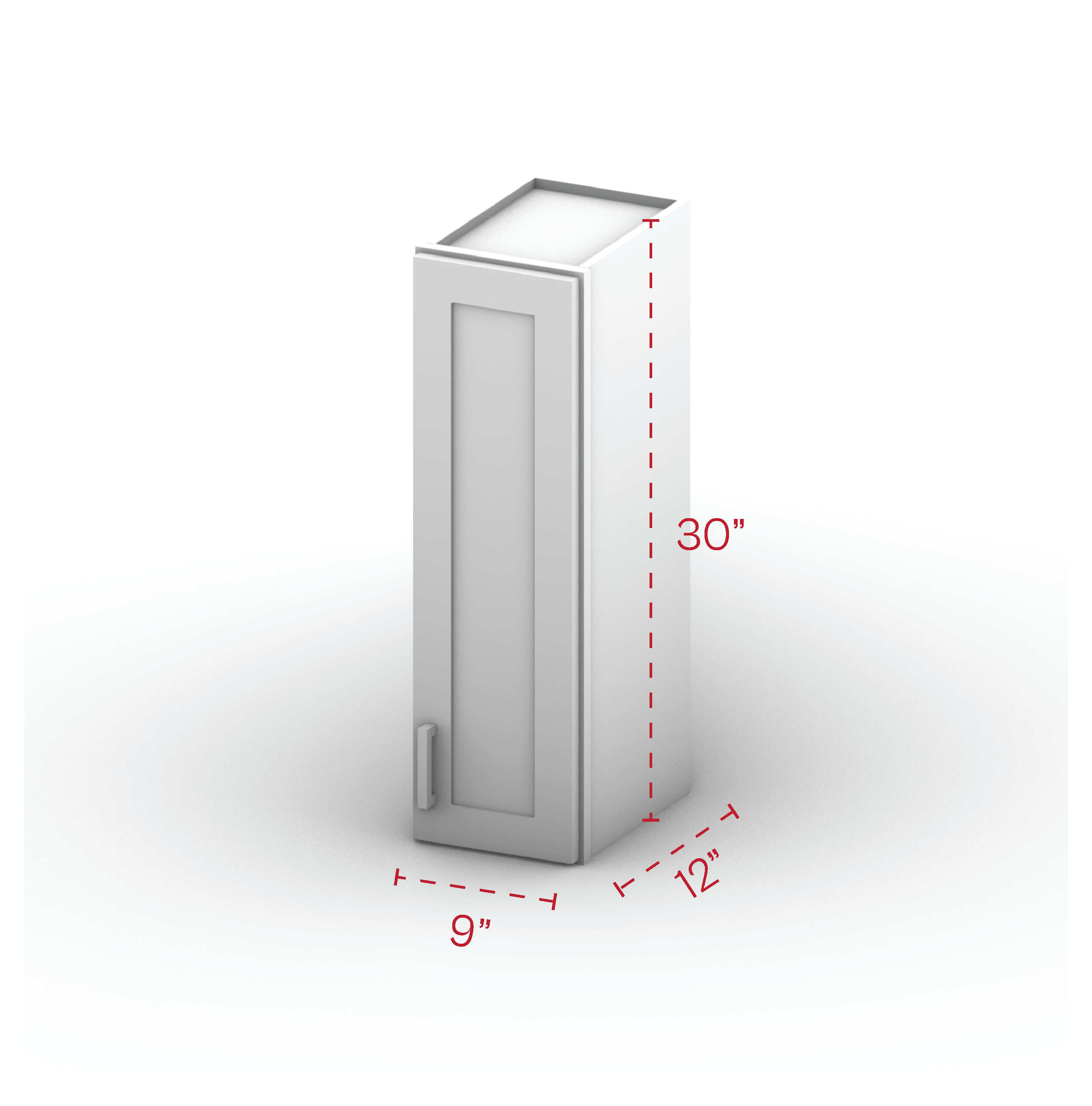 Wall Cabinet 9" Width 30" Height