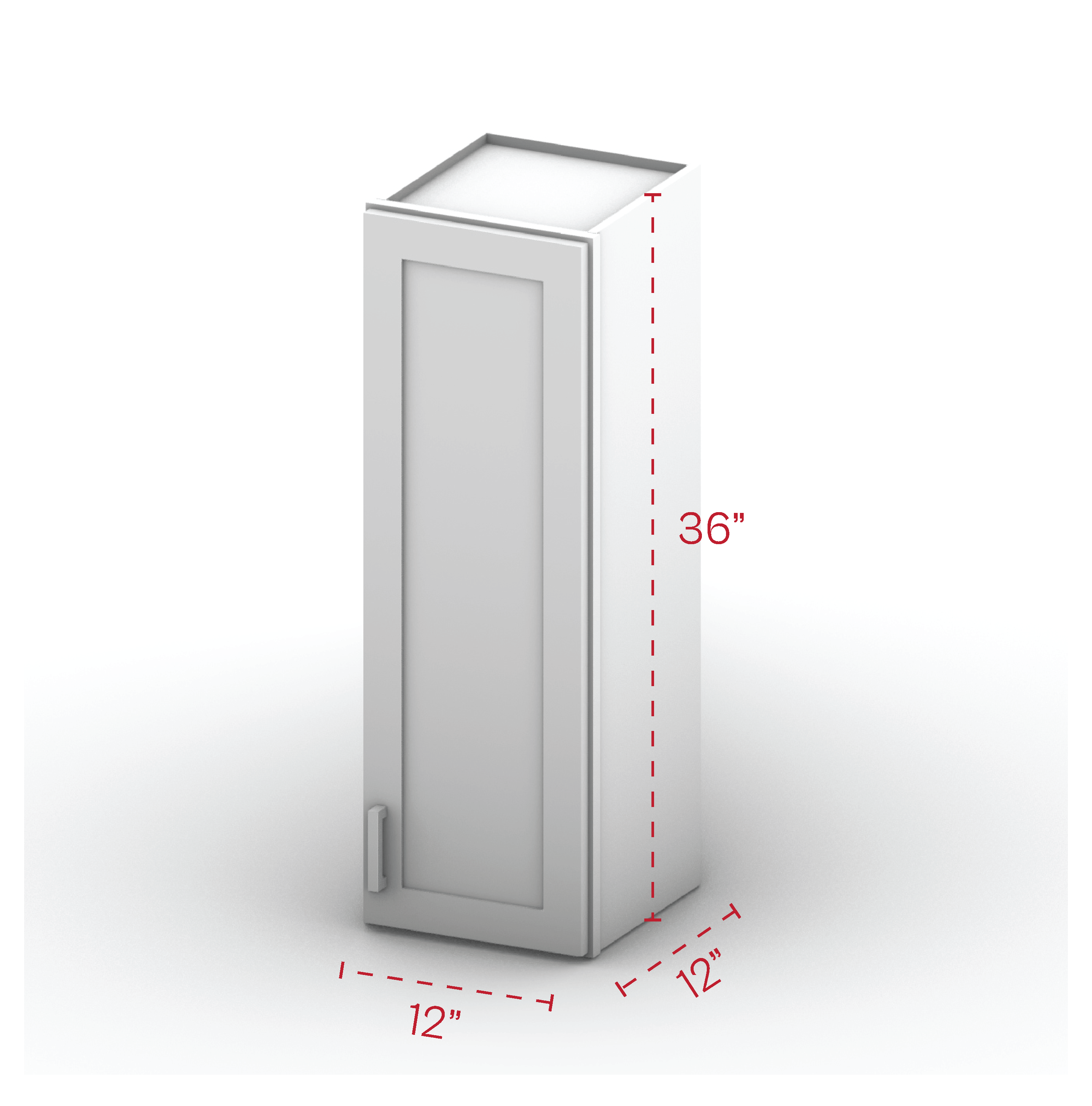 Wall Cabinet 12" Width 36" Height