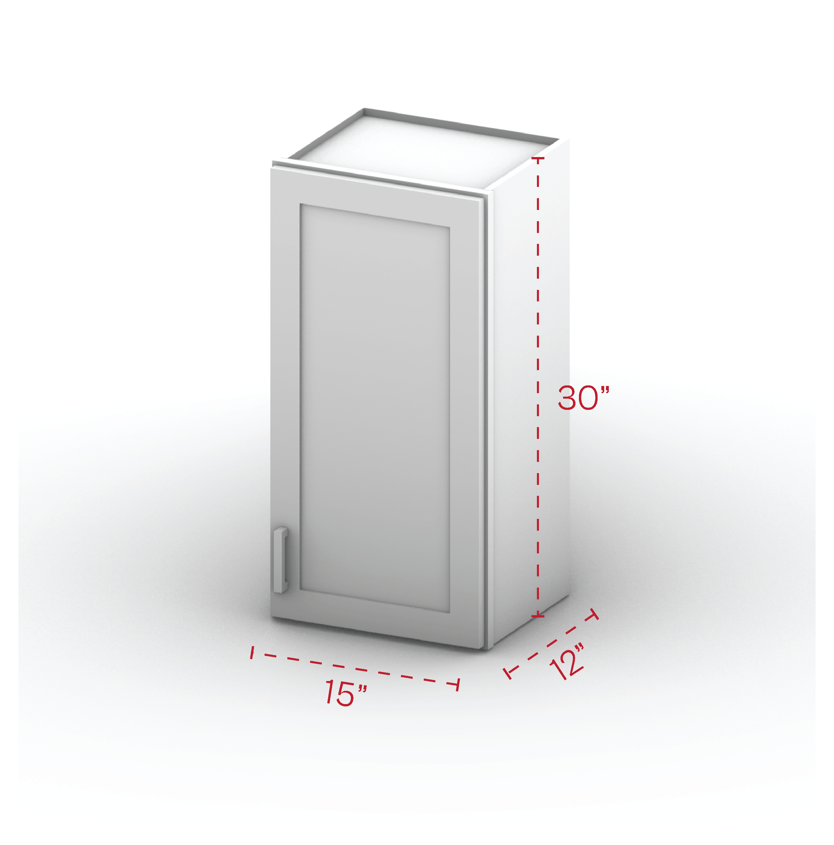 Wall Cabinet 15" Width 30" Height