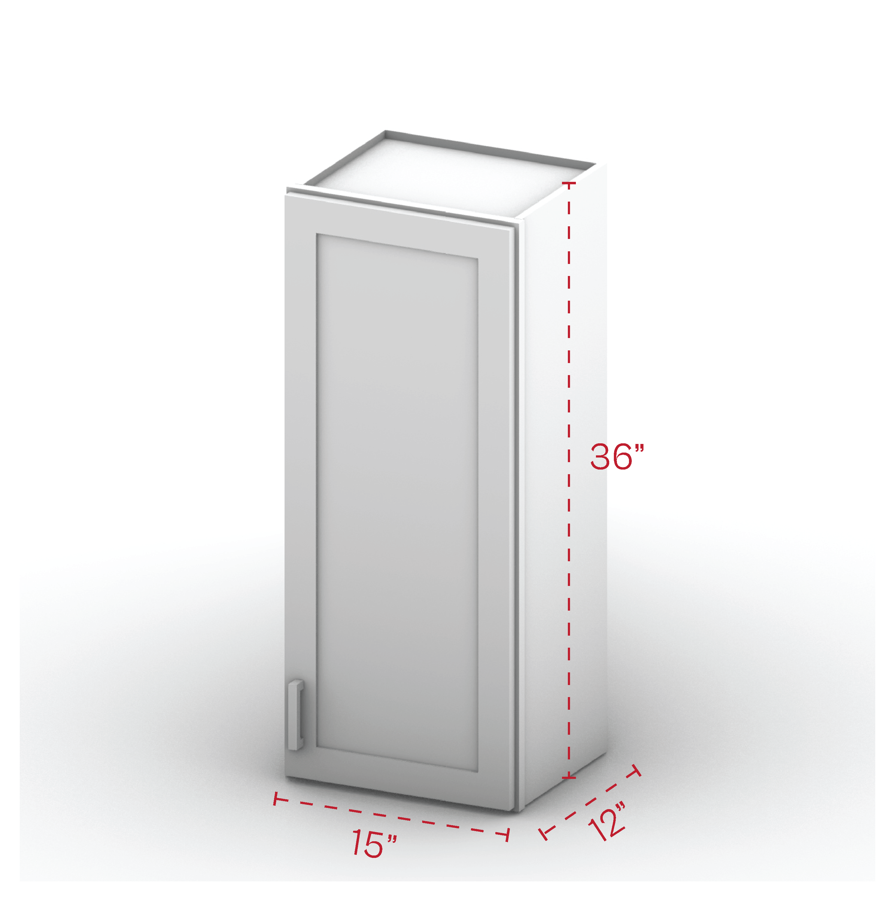 Wall Cabinet 15" Width 36" Height